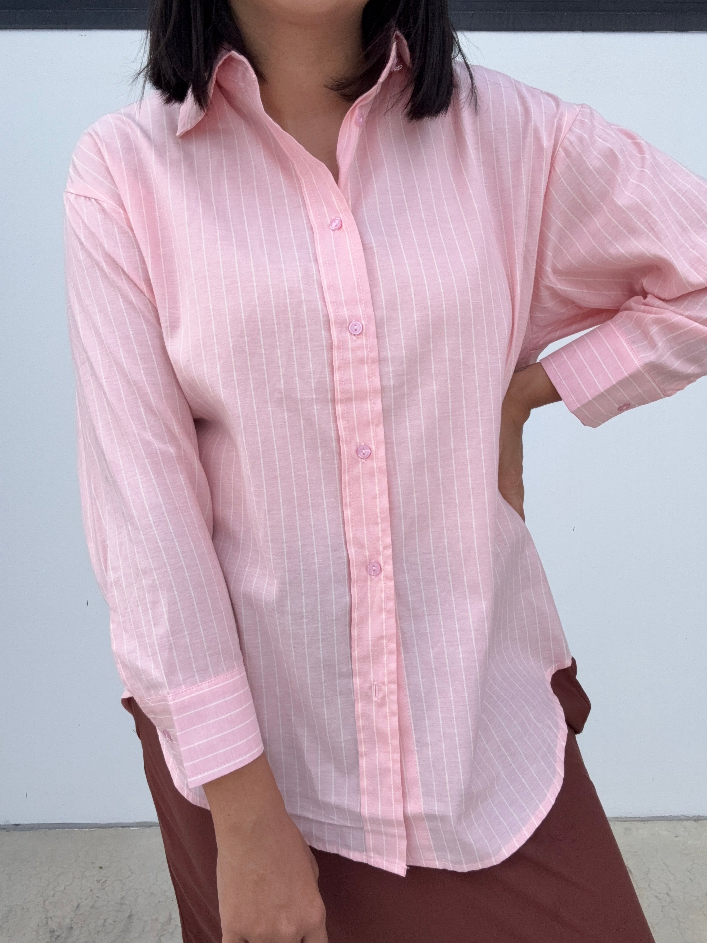 Paloma Pink Stripe Shirt