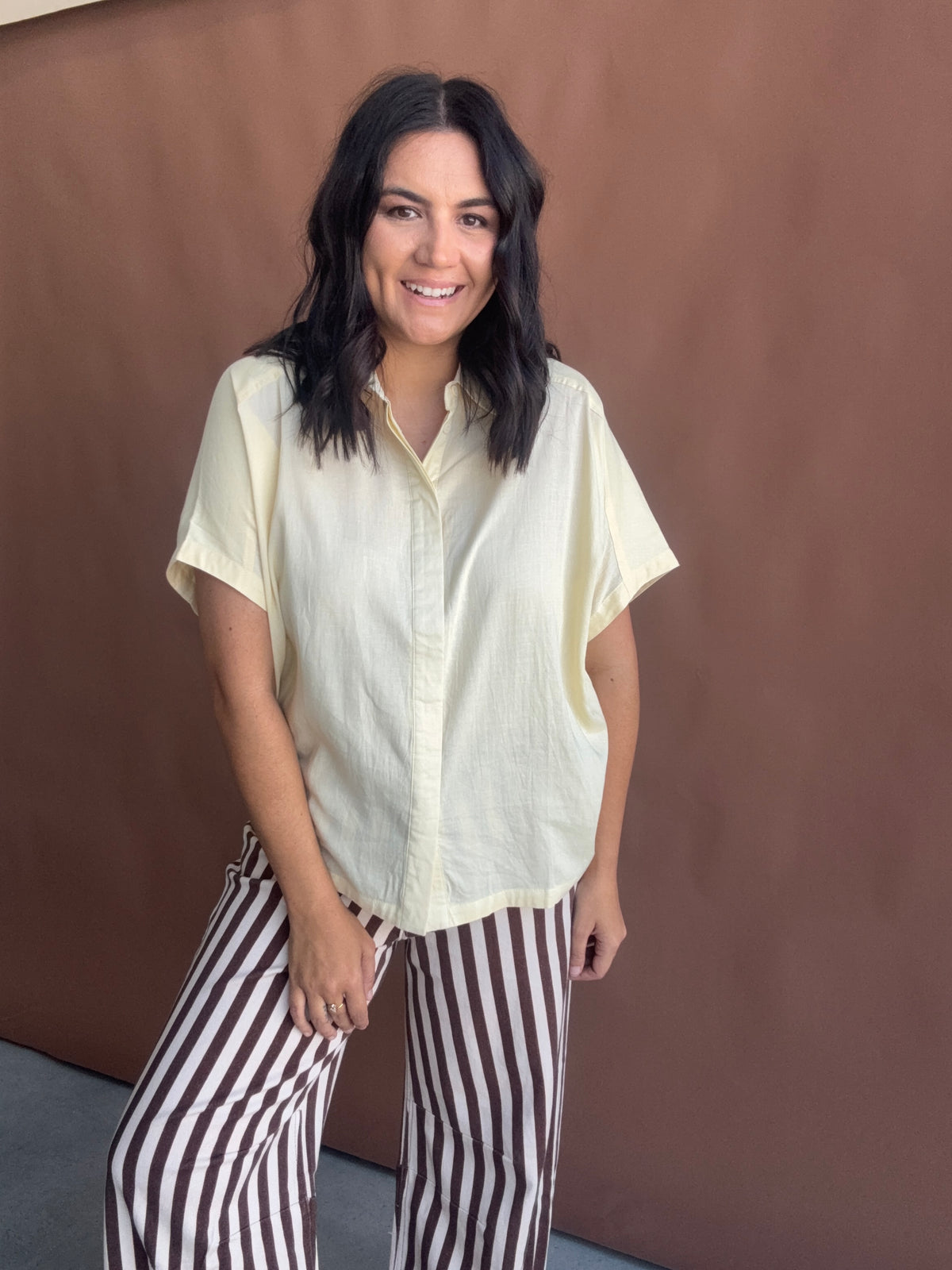 Zoey Shirt Lemon