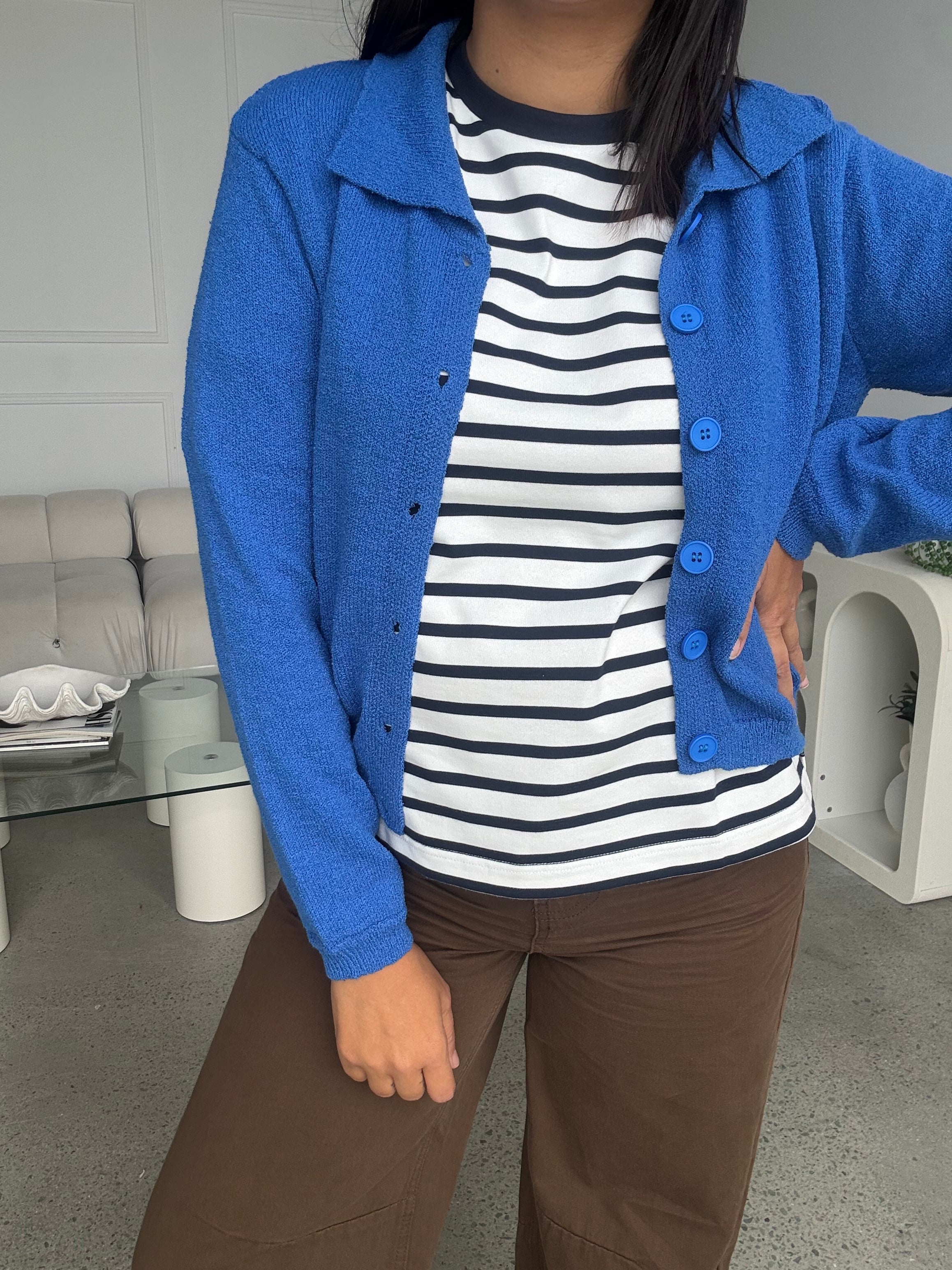 Reece Cardigan Cobalt Blue