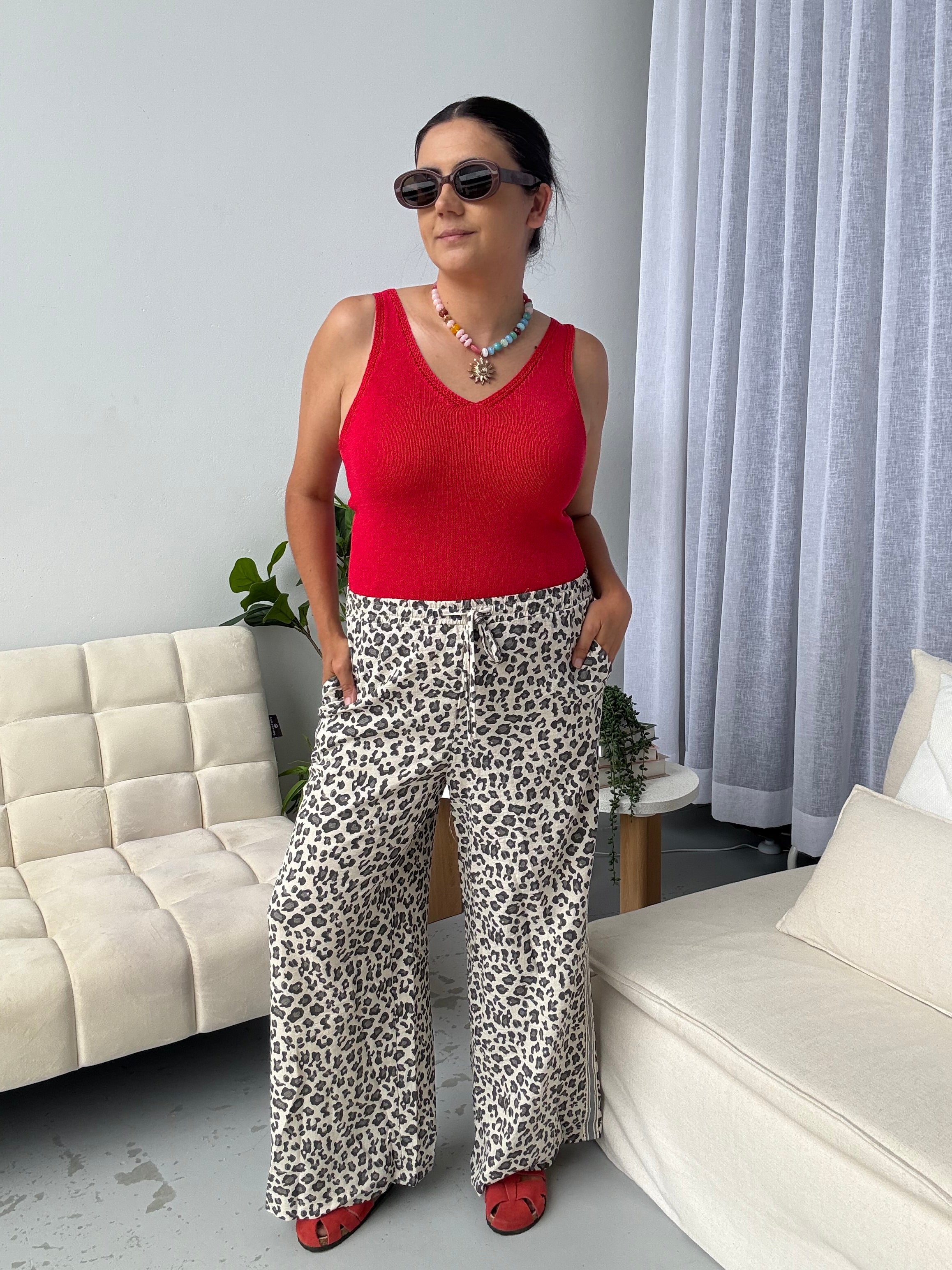 Charlie Leopard Pants