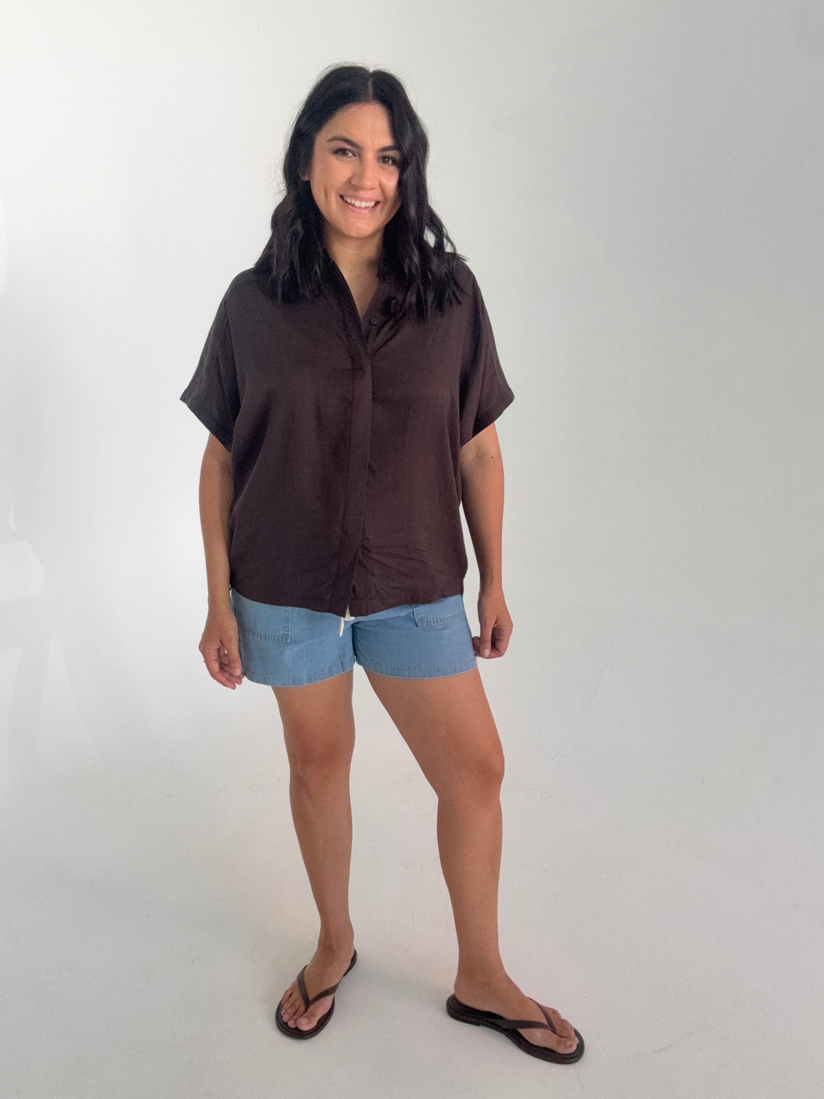 Zoey Shirt Chocolate