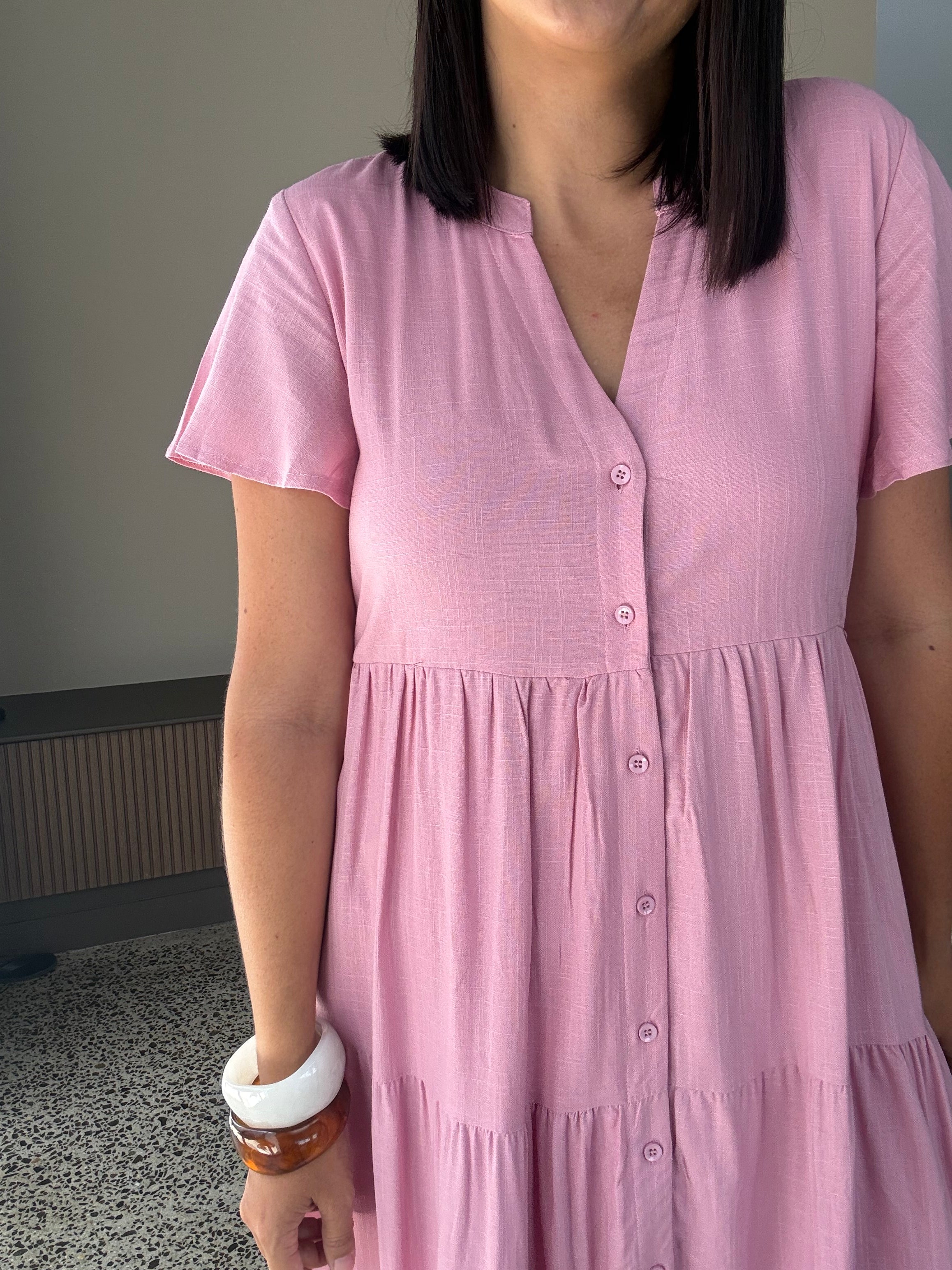 Melinda Dress Soft Pink