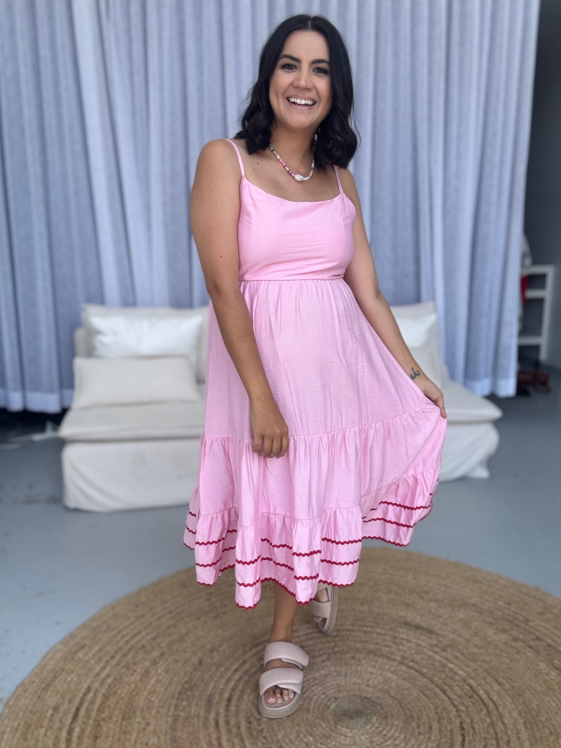 Sala Sundress Pink/Red