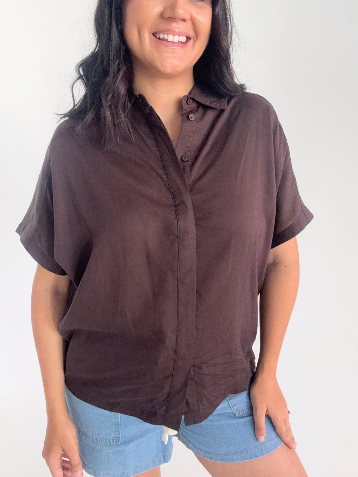Zoey Shirt Chocolate