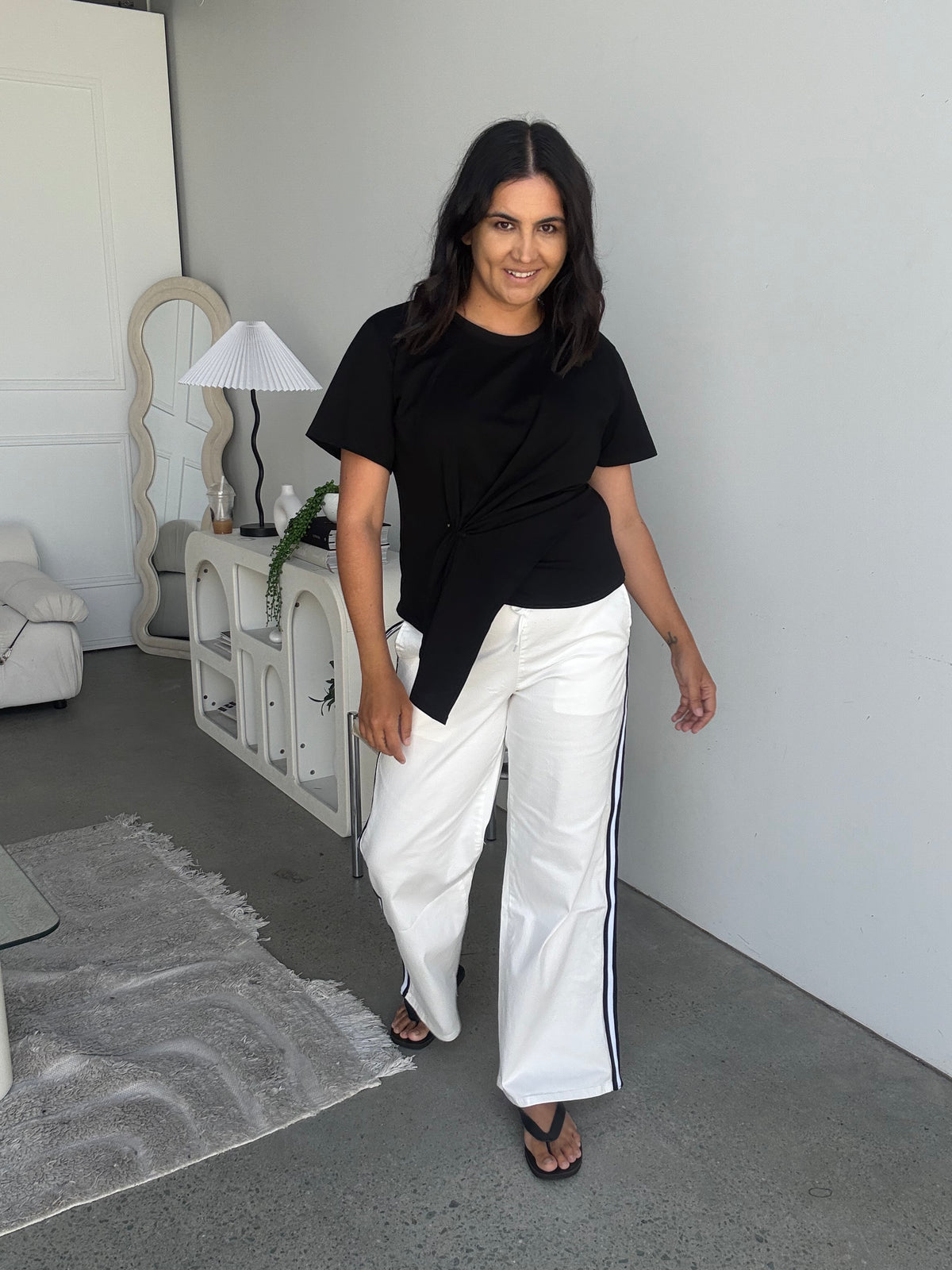 Paris White Jeans