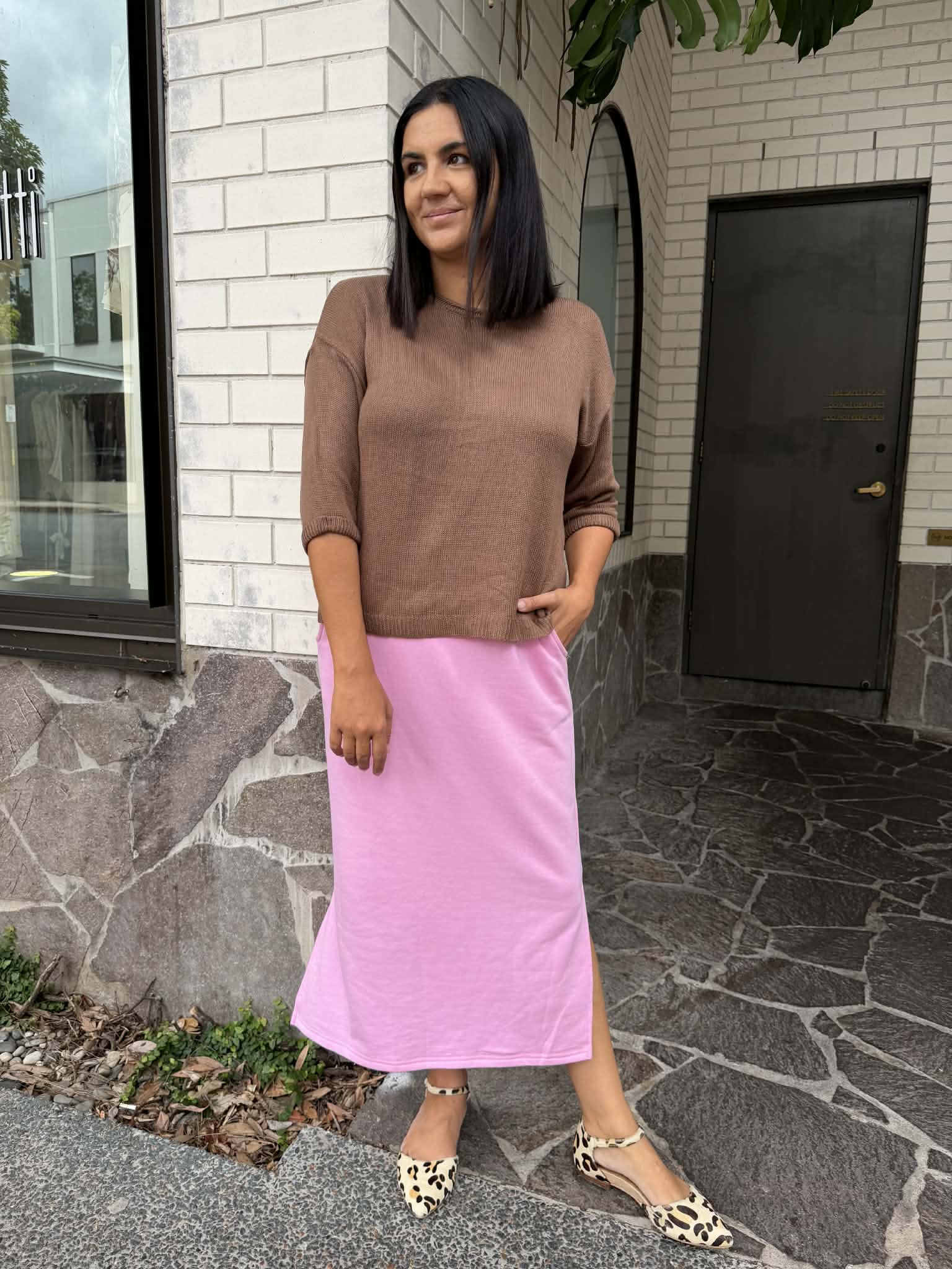 Kenna Knit Brown