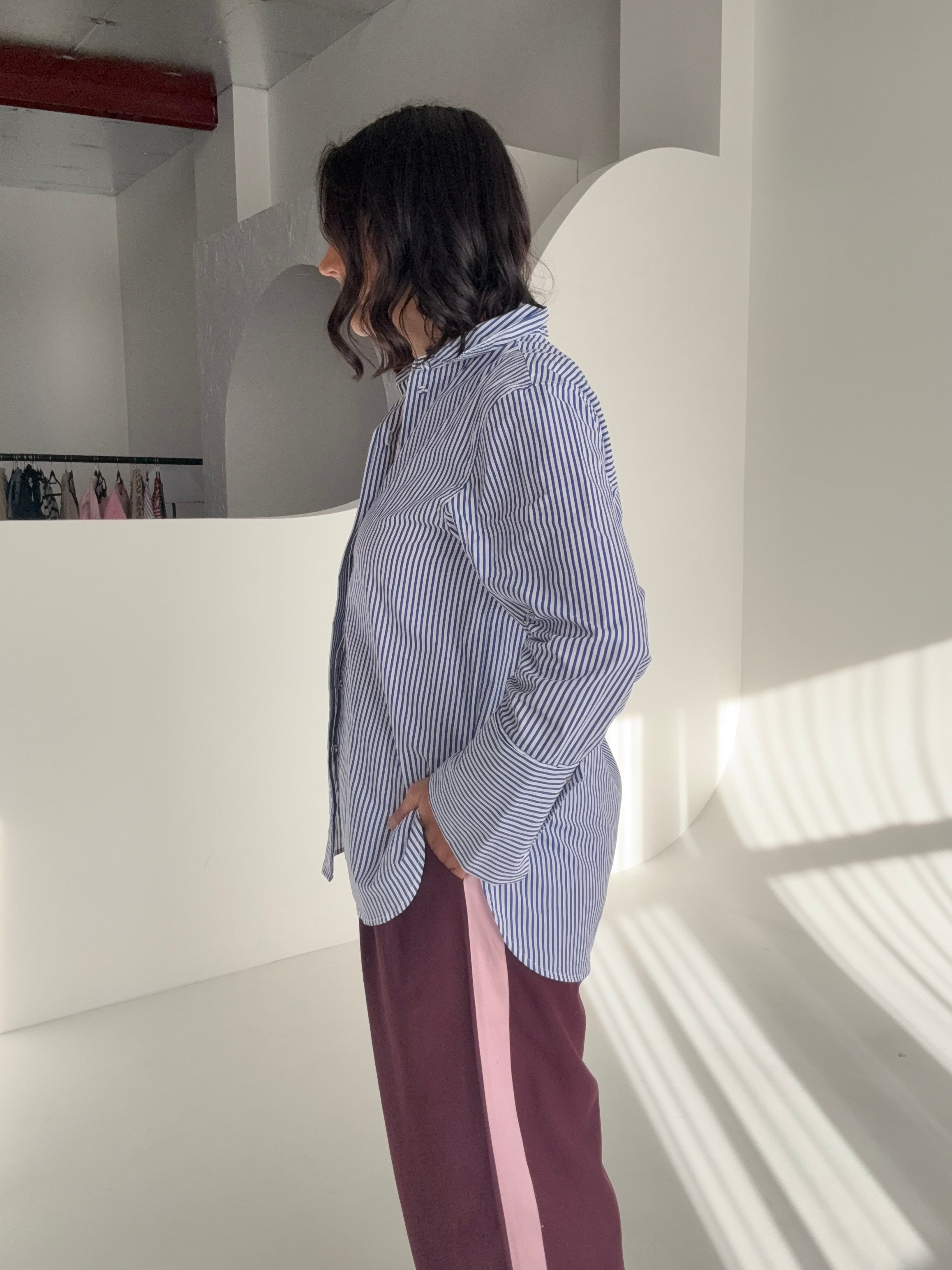 Oxford Blue Stripe Shirt