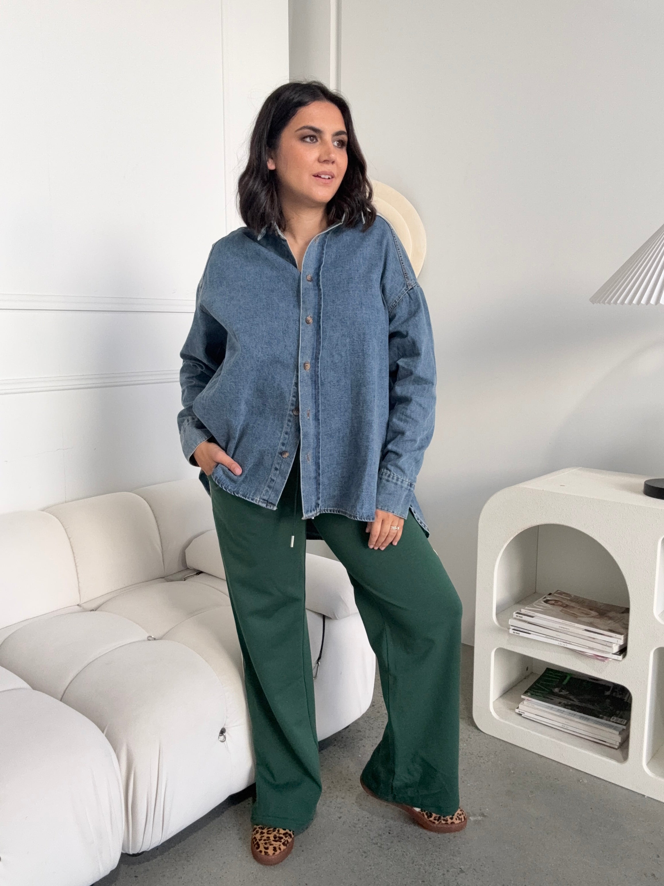 Leighton Oversized Denim Shirt