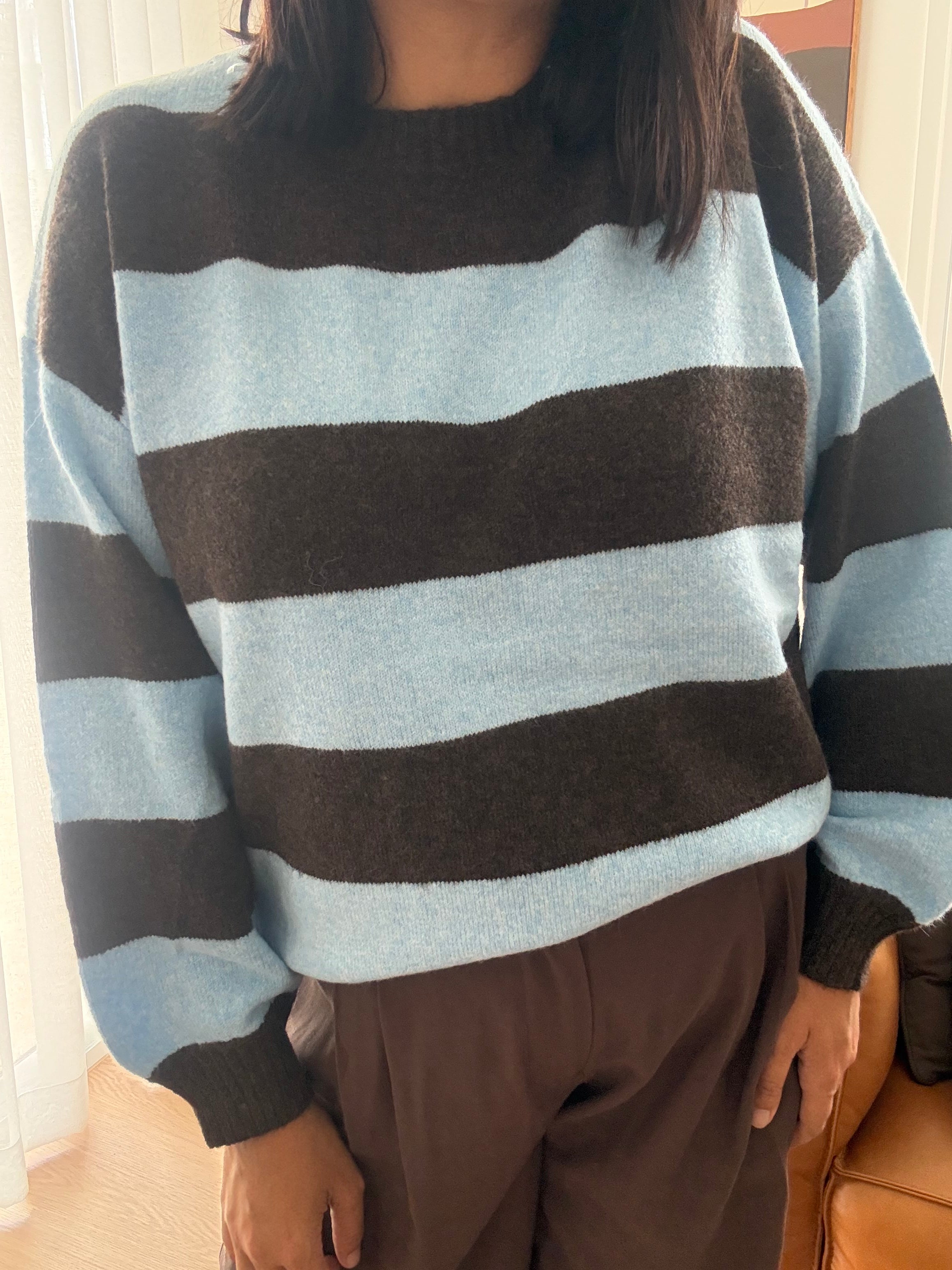 Archie Knit Brown/Blue