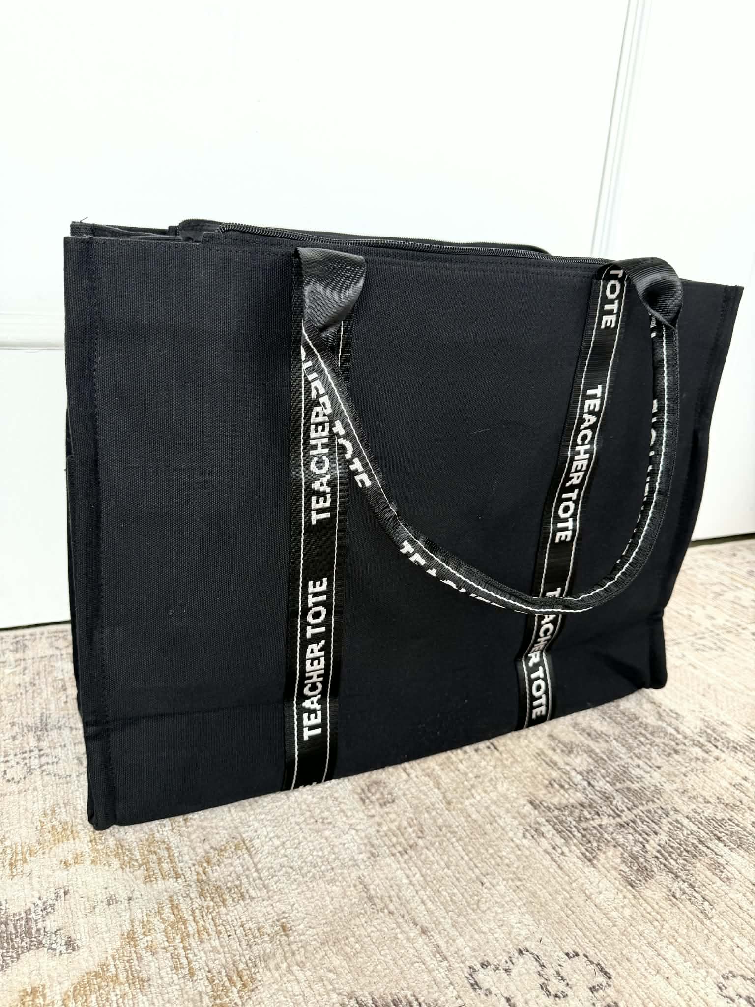 Teacher Tote Black (Stitching Fault)