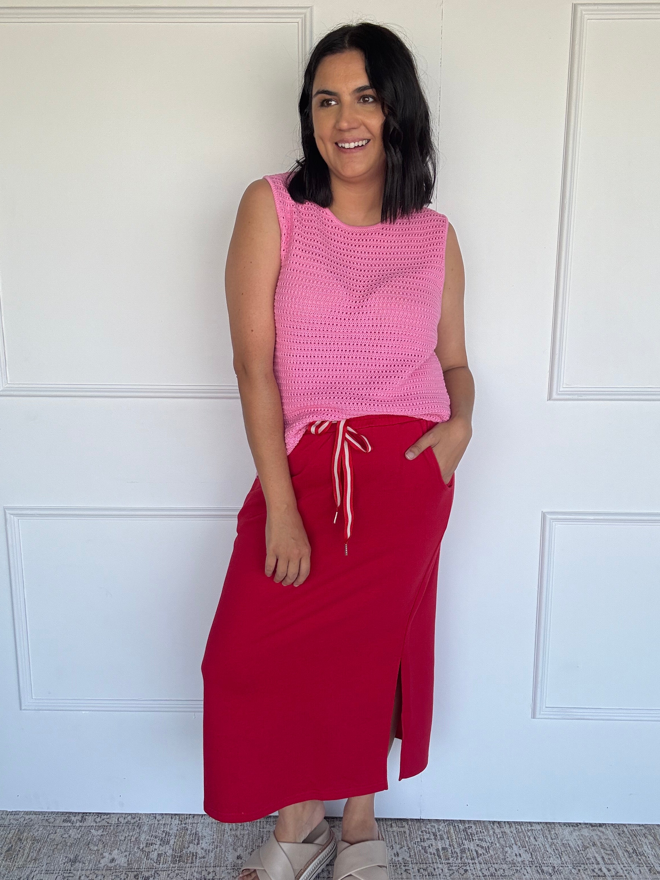 Walker Skirt Red