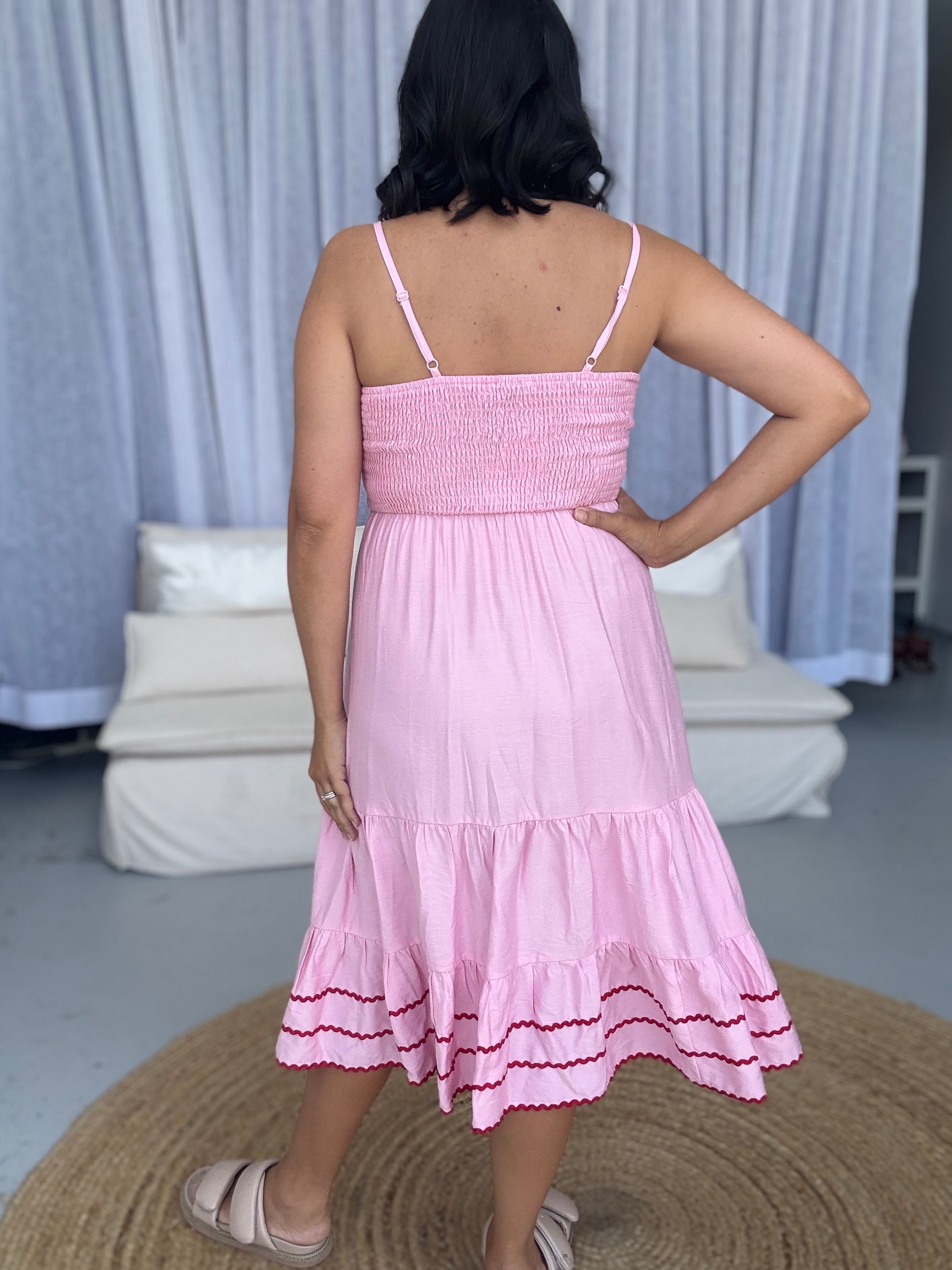 Sala Sundress Pink/Red