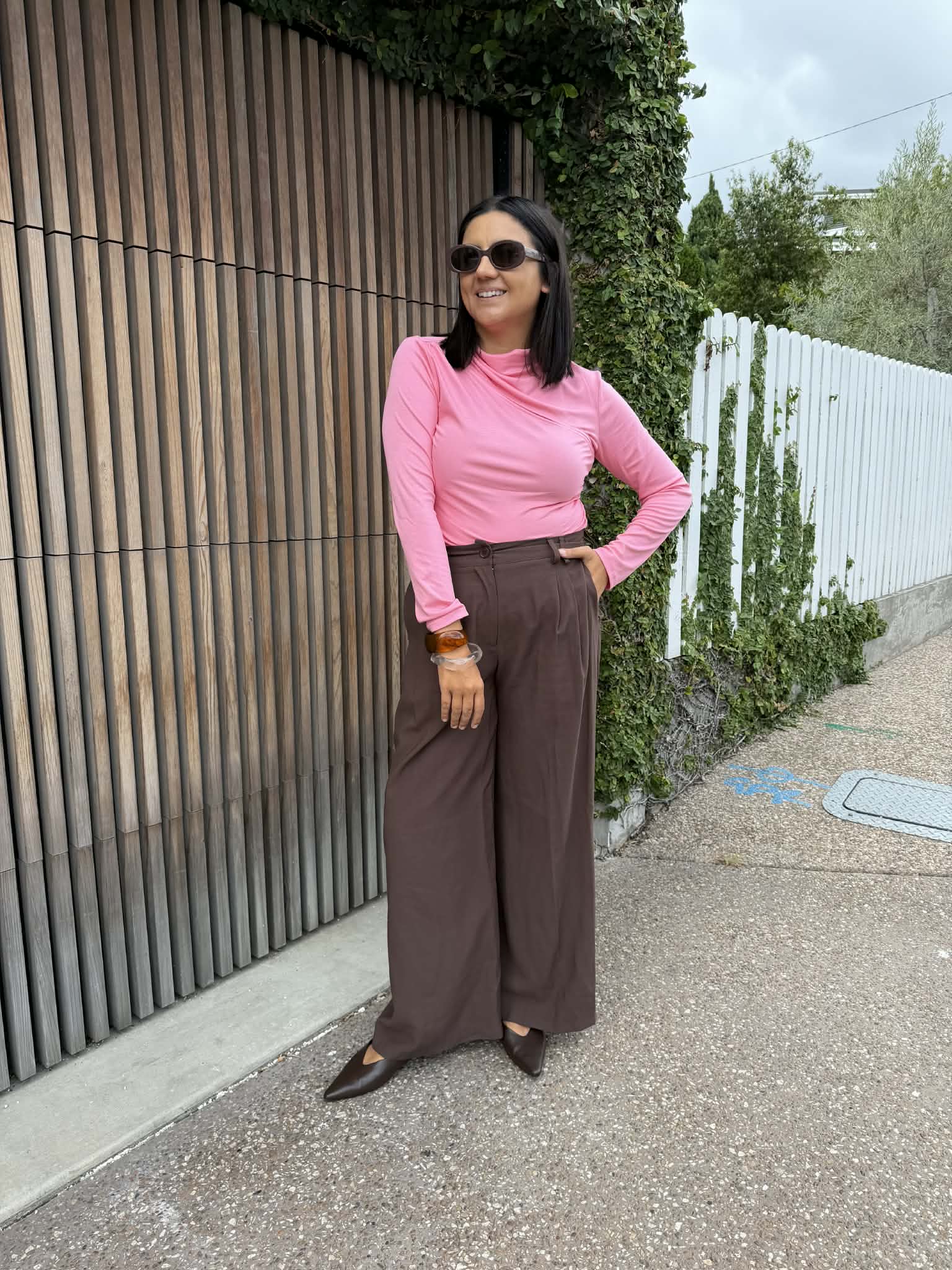 Cadence Cut Out Top Pink