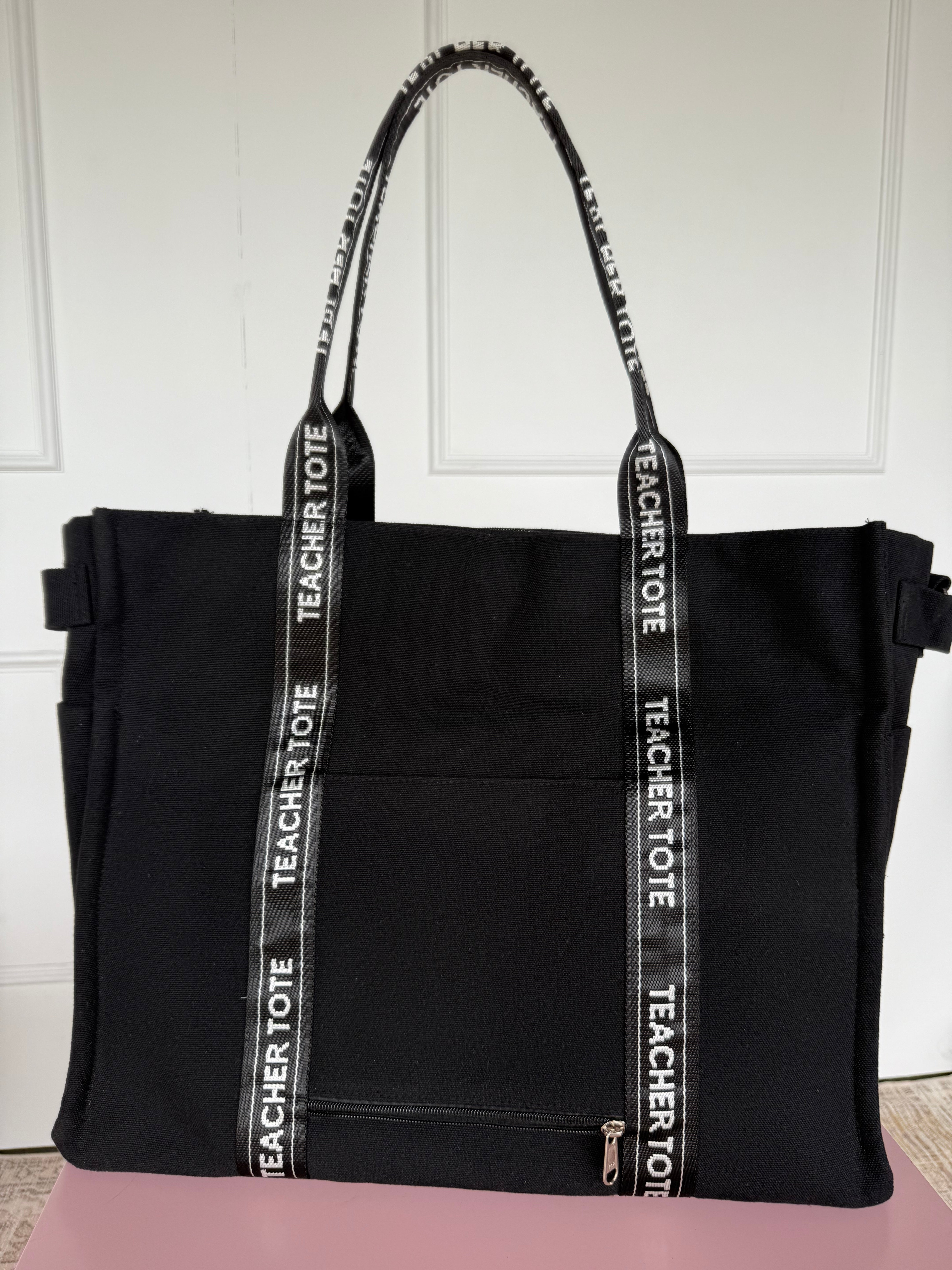 Teacher Tote Black (Stitching Fault)