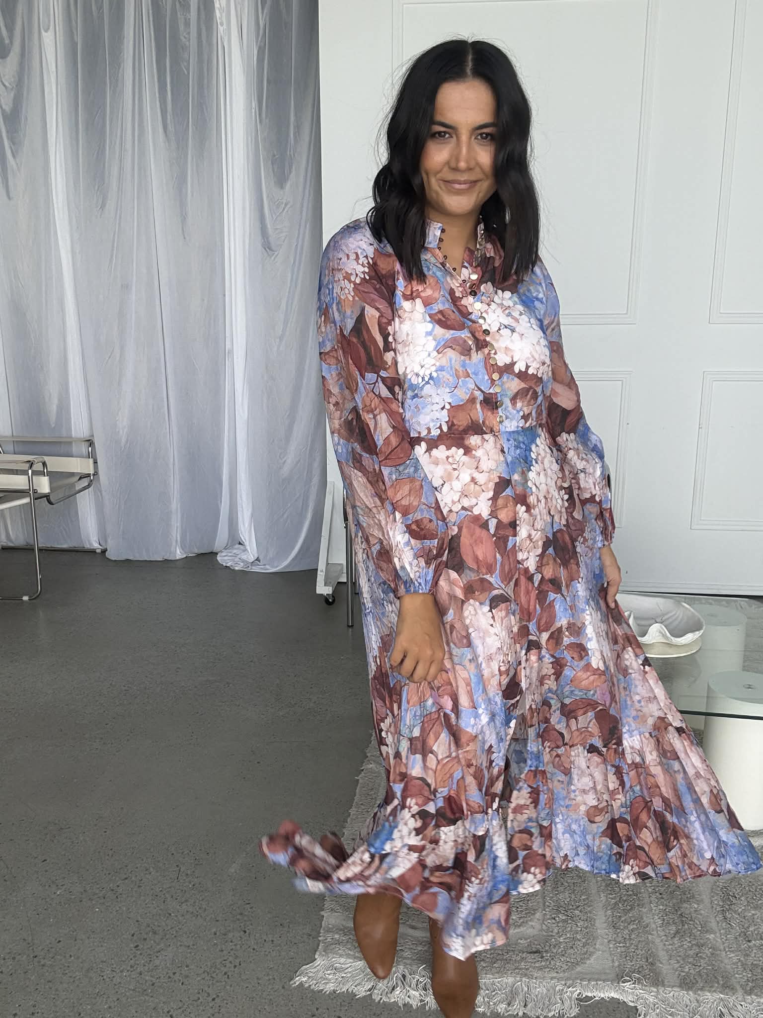 Avril Floral Maxi Dress
