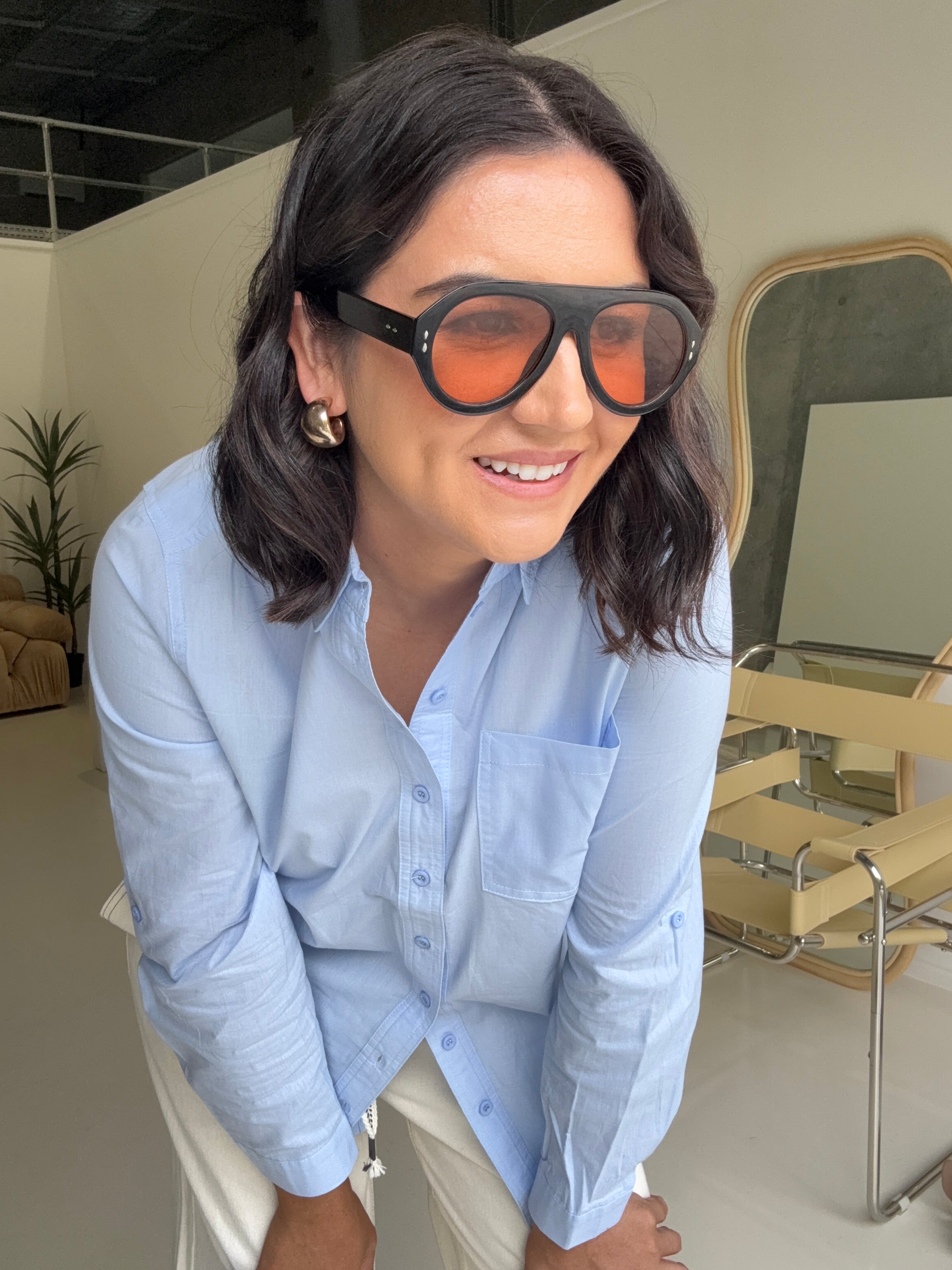 Arkley Sunglasses Black/Orange