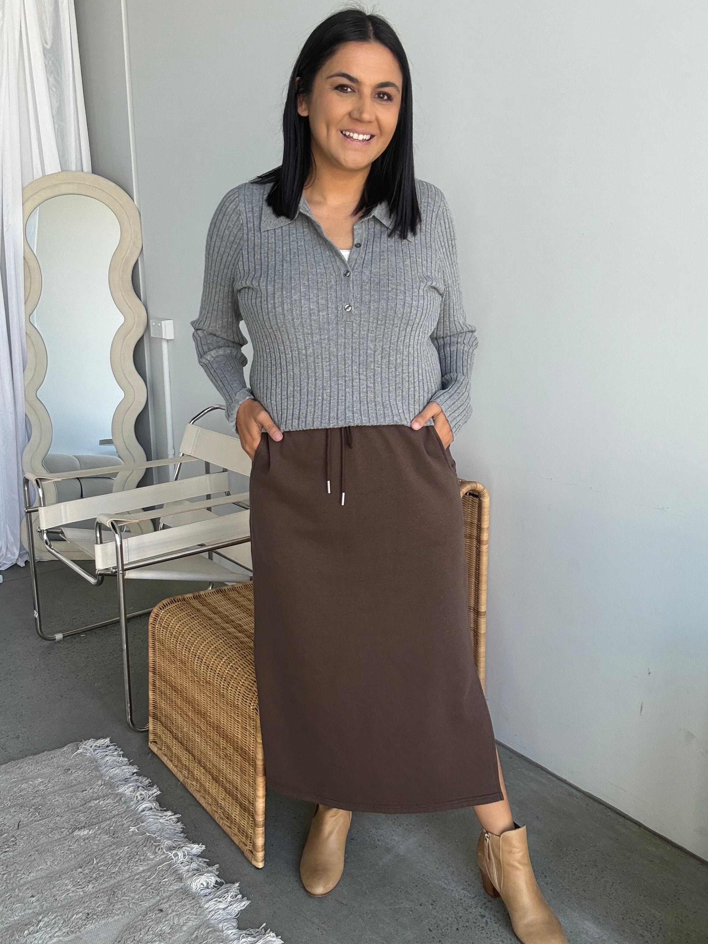 Walker Skirt Brown