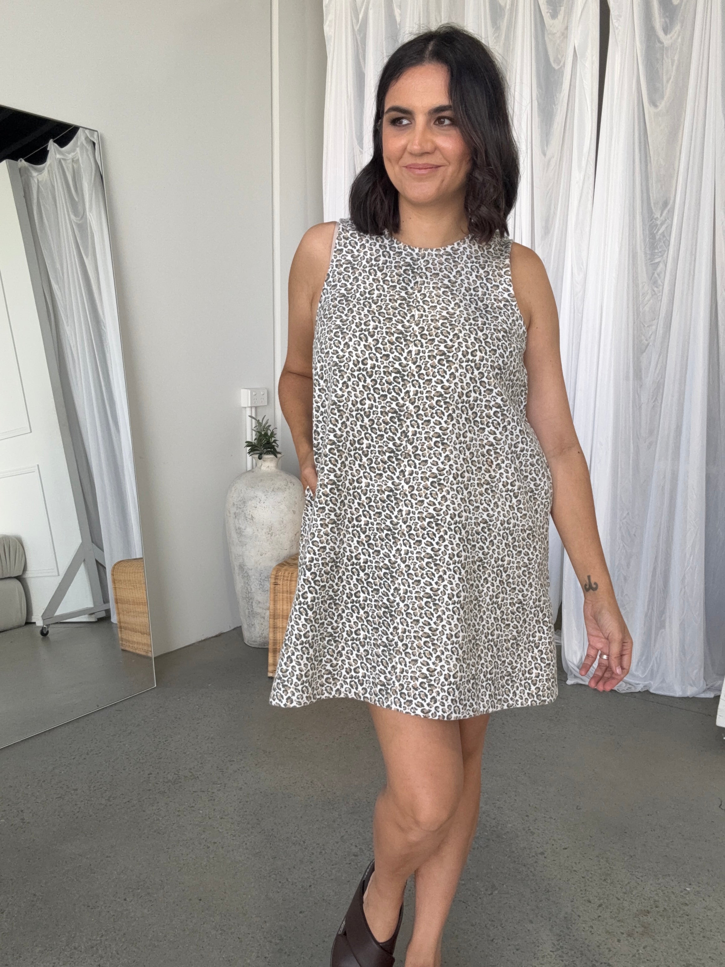 Charmayne Mini Denim Dress