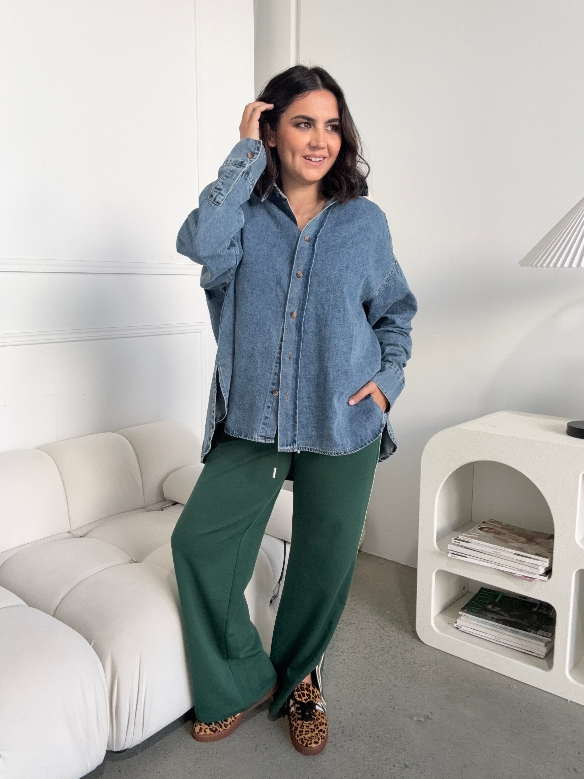 Leighton Oversized Denim Shirt