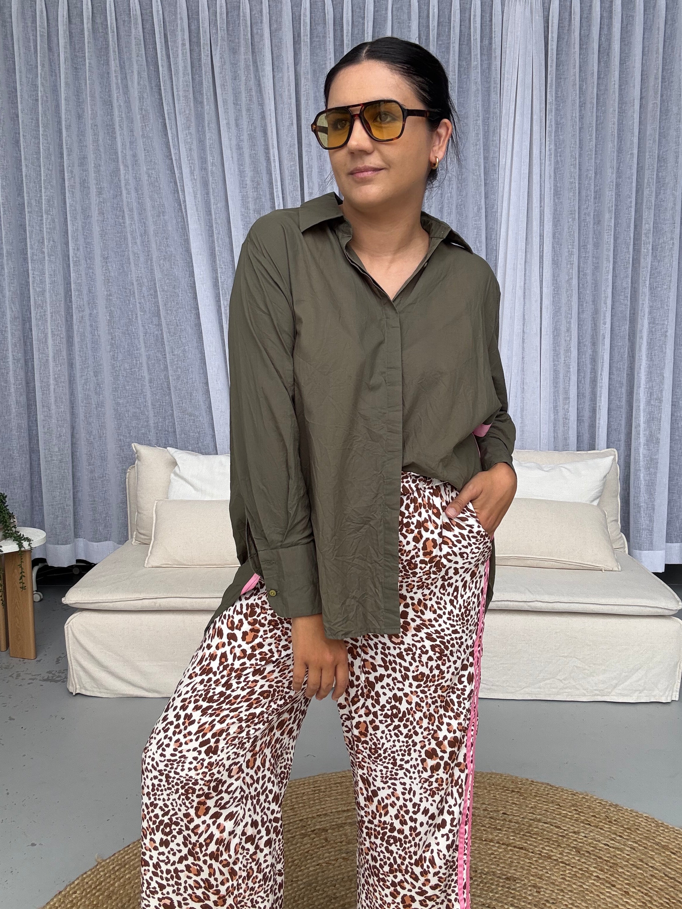 Elodie Leopard Pants