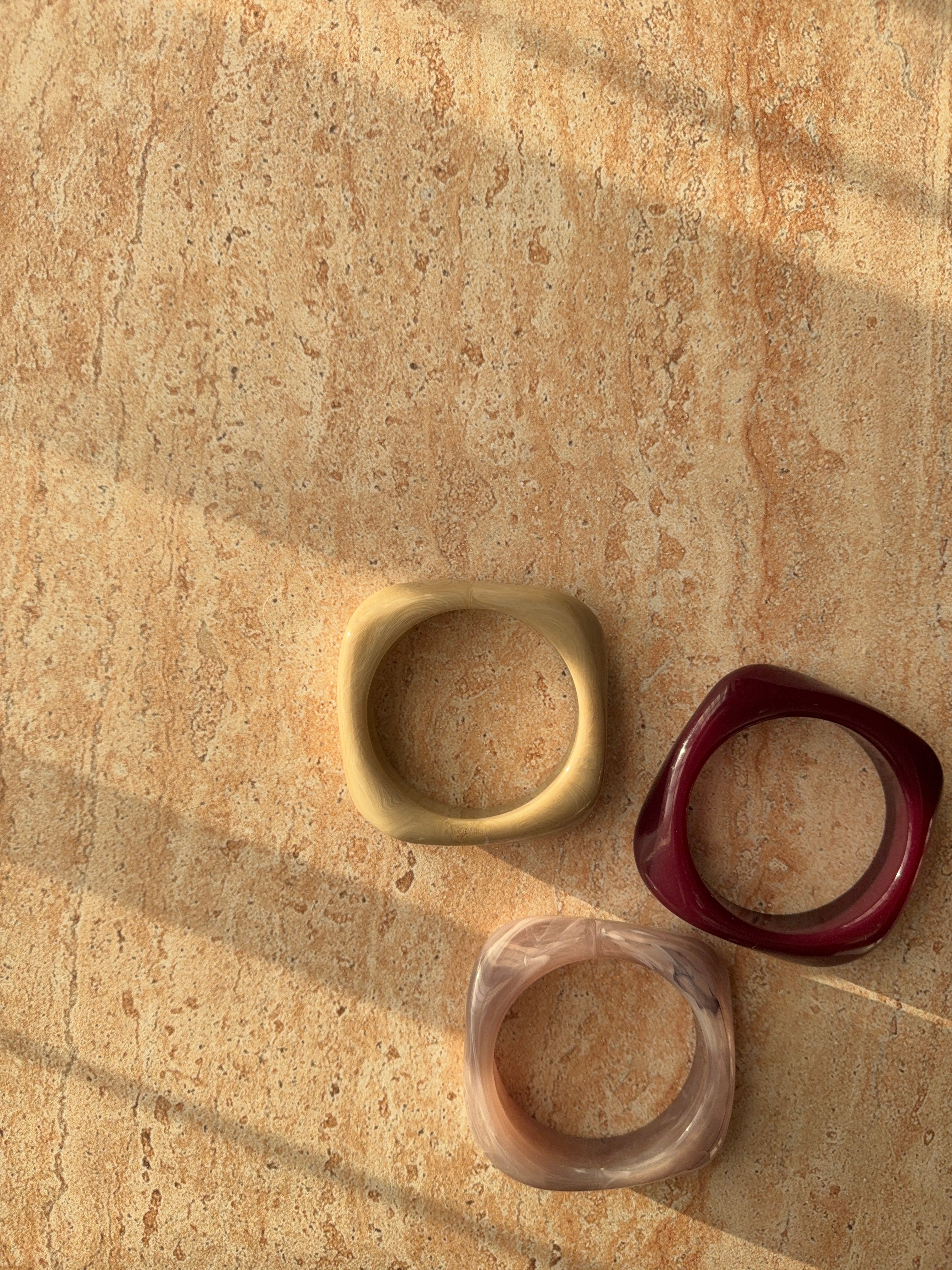 Resin Stacking Bangles