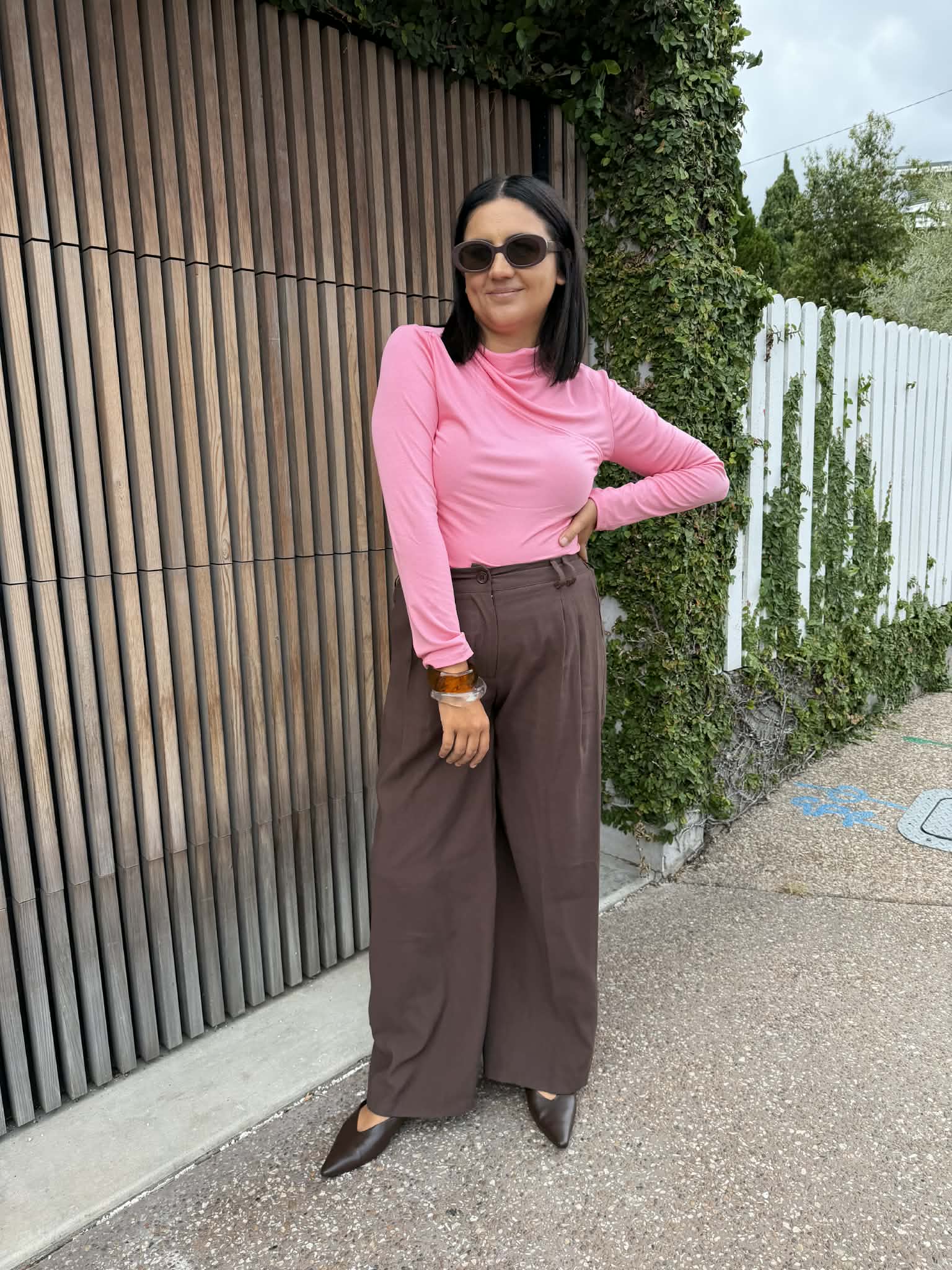Cadence Cut Out Top Pink