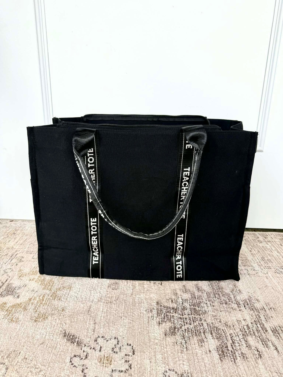 Teacher Tote Black (Stitching Fault)