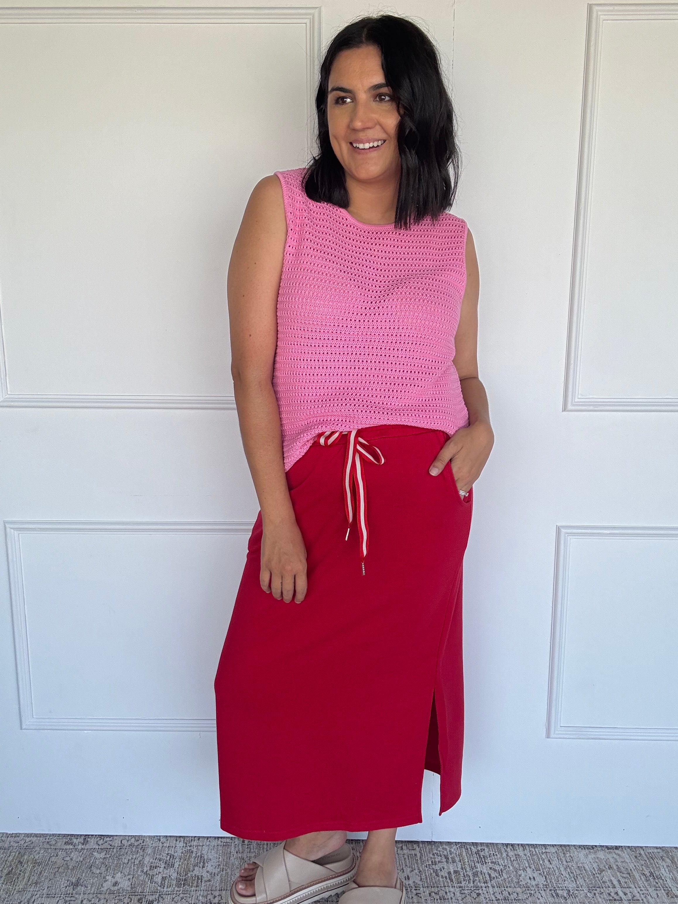Walker Skirt Red
