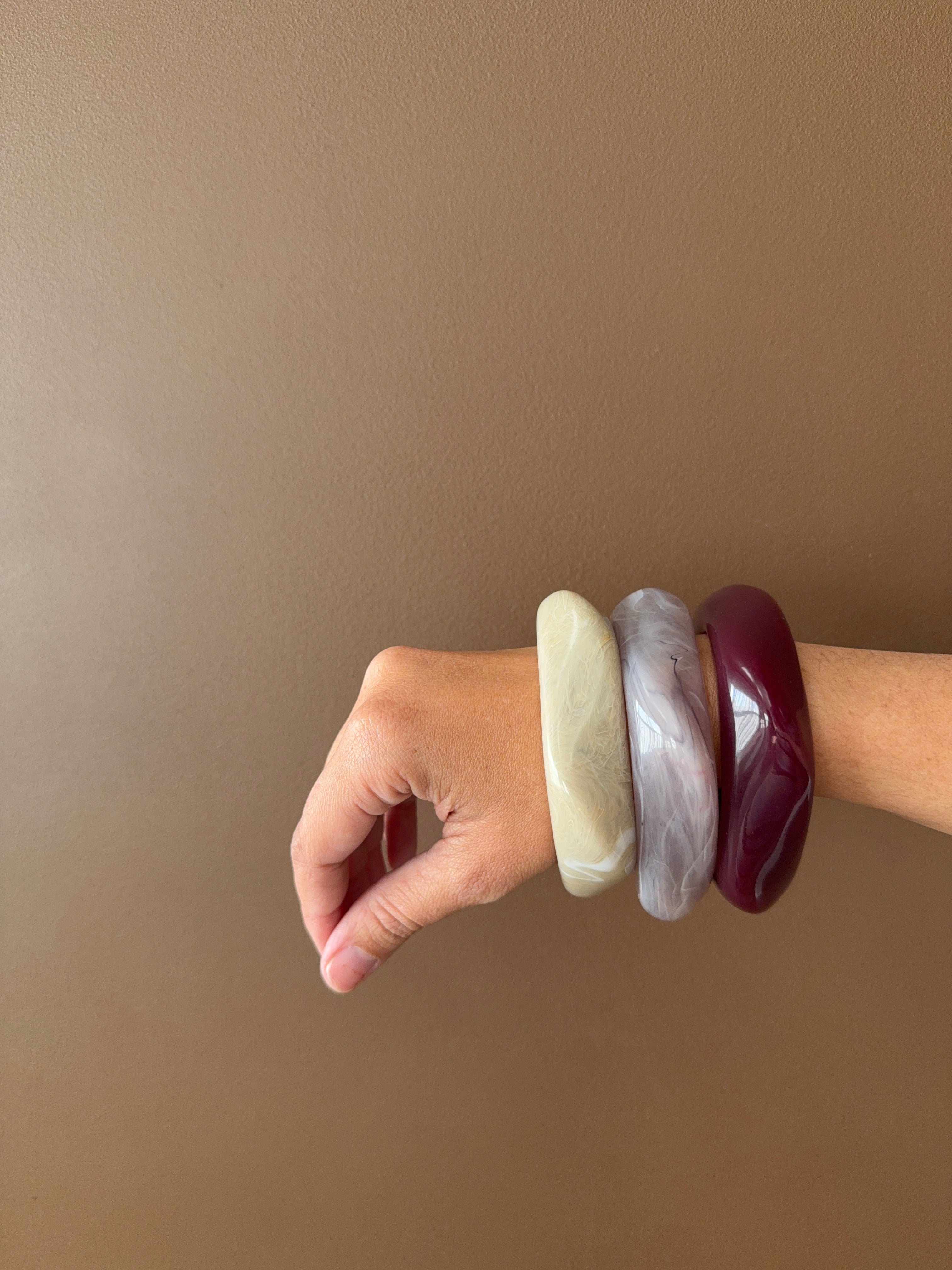 Resin Stacking Bangles