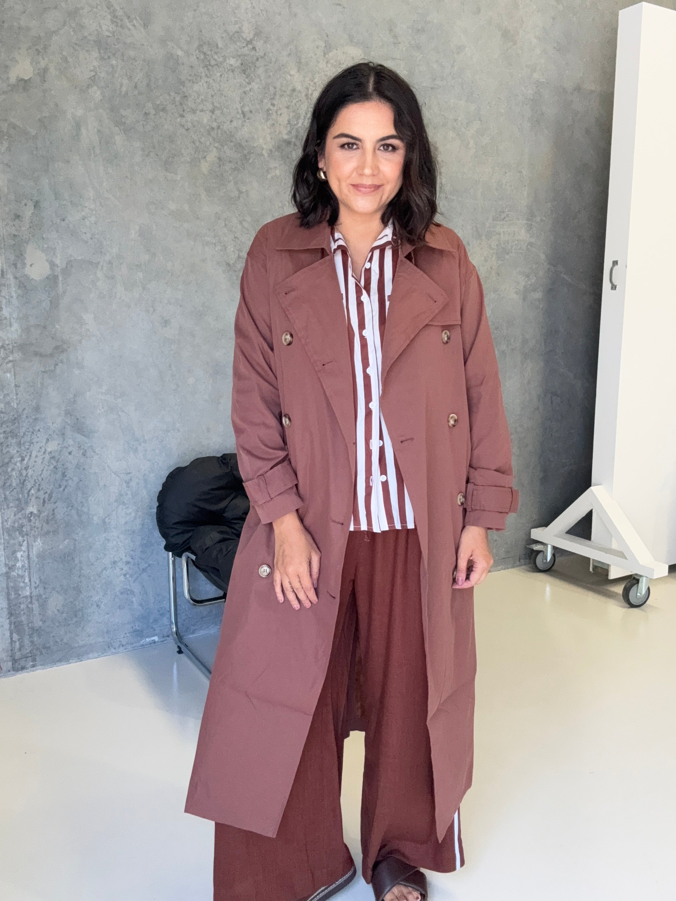 London Trench Coat Choclate