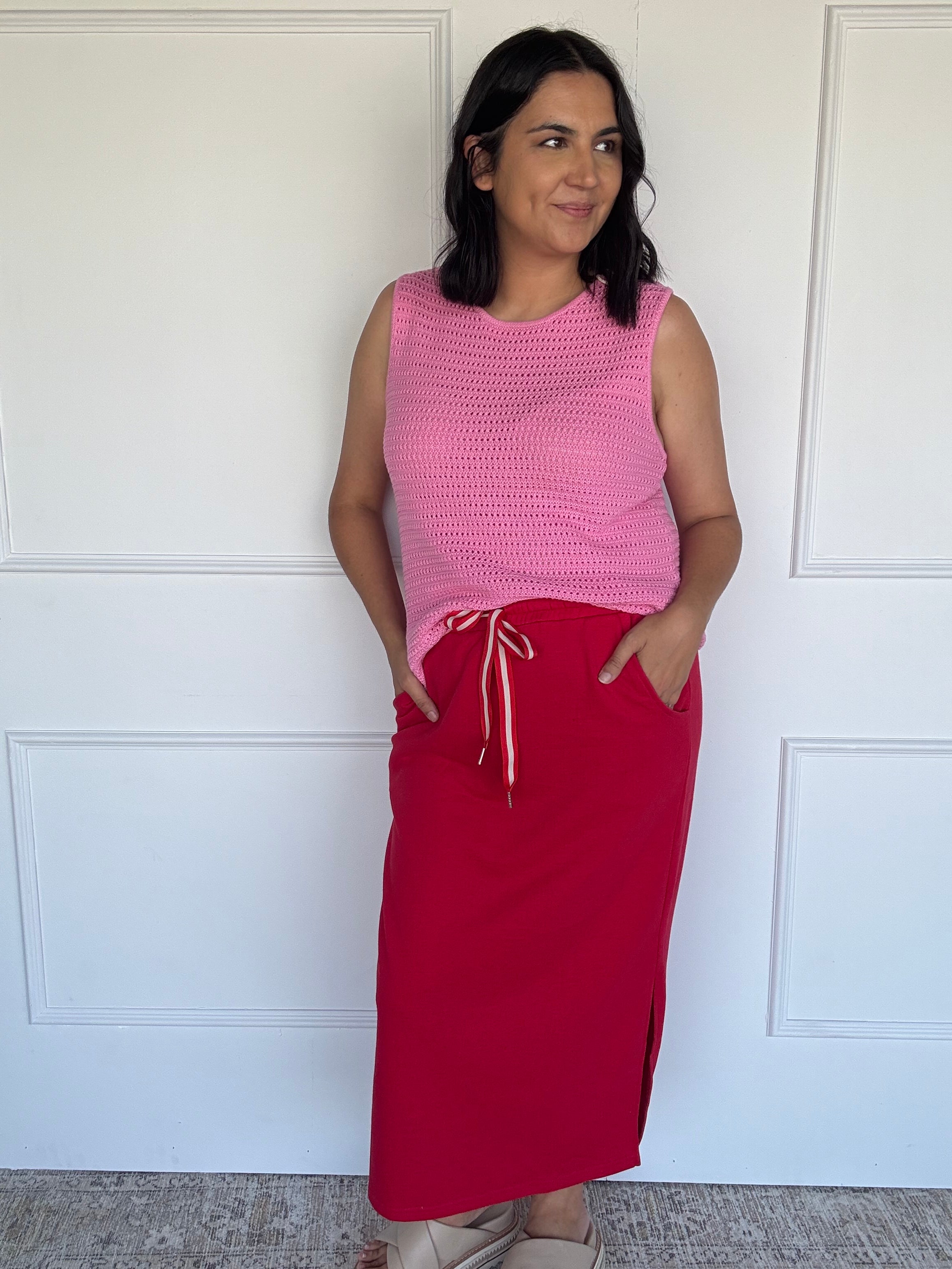 Walker Skirt Red