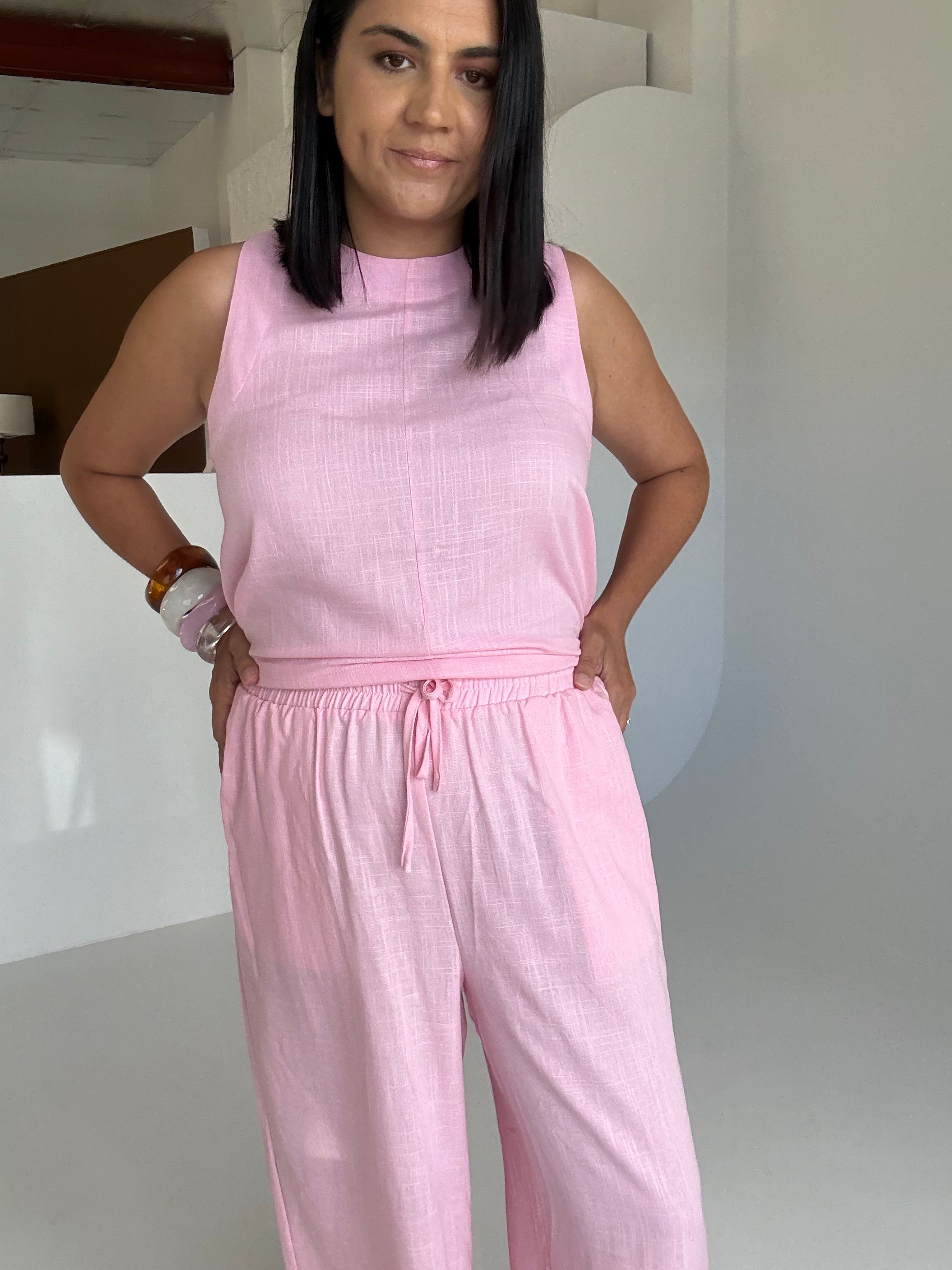 Hailey Pant Baby Pink