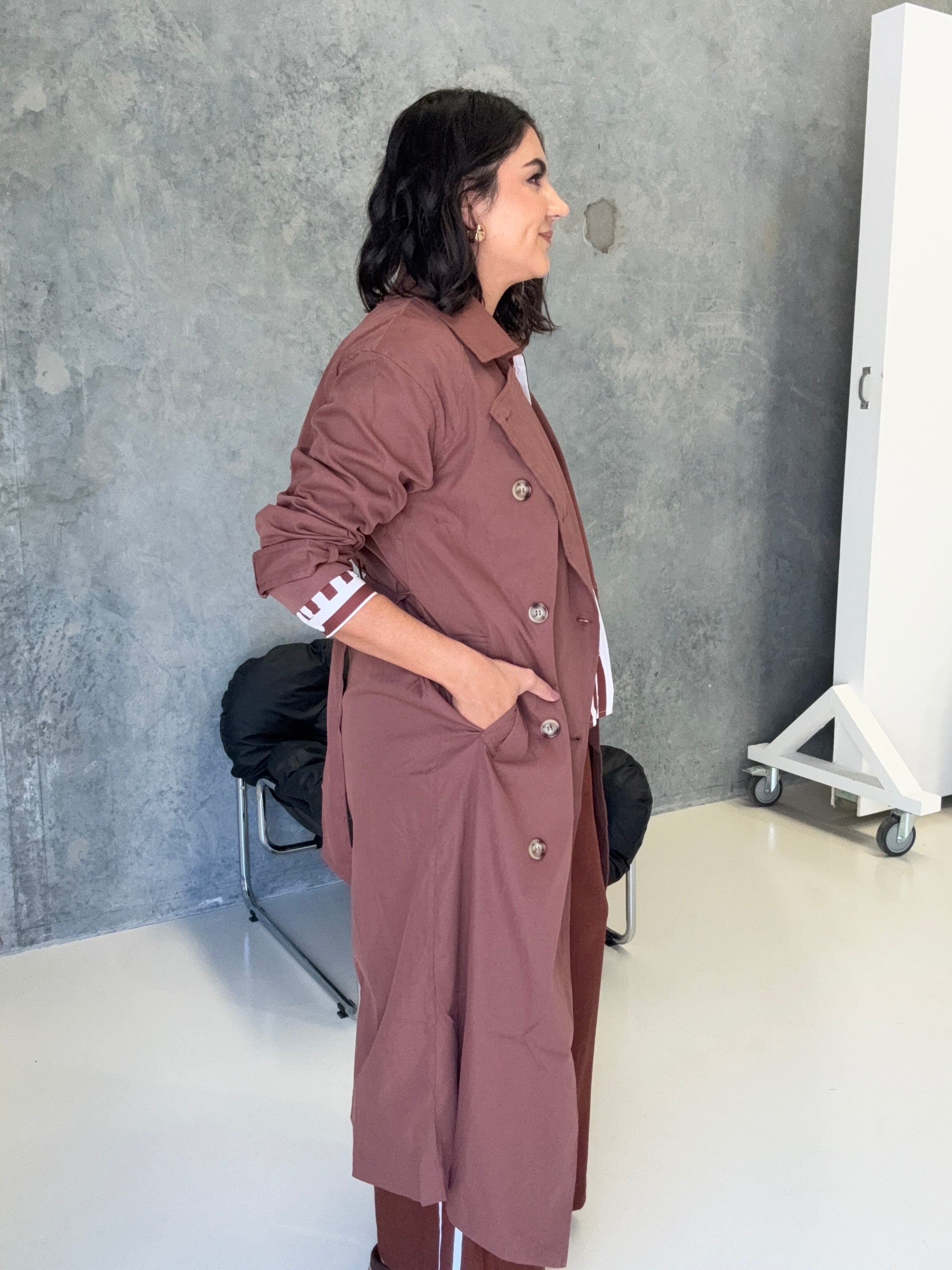 London Trench Coat Choclate