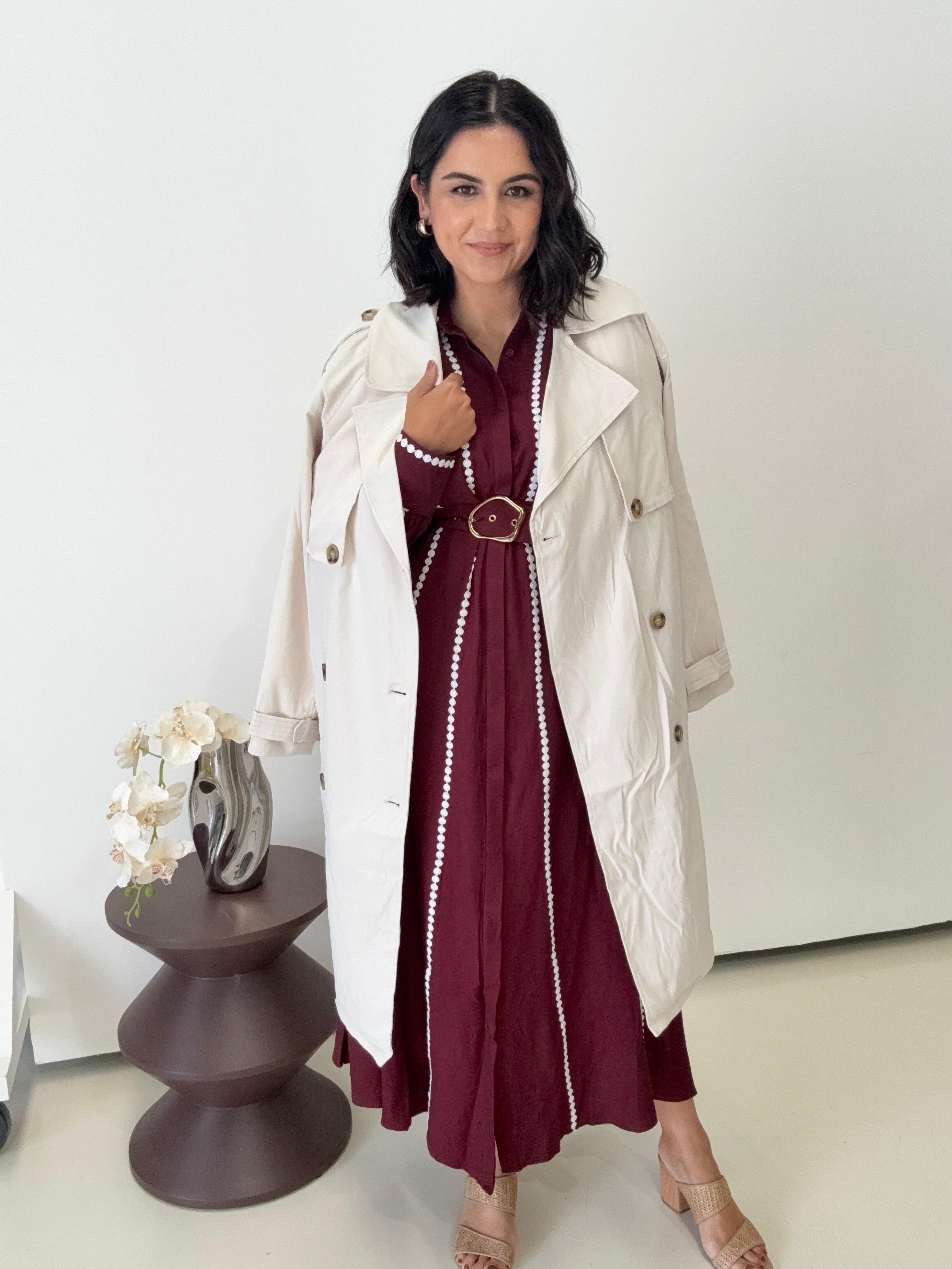 London Trench Coat Cream