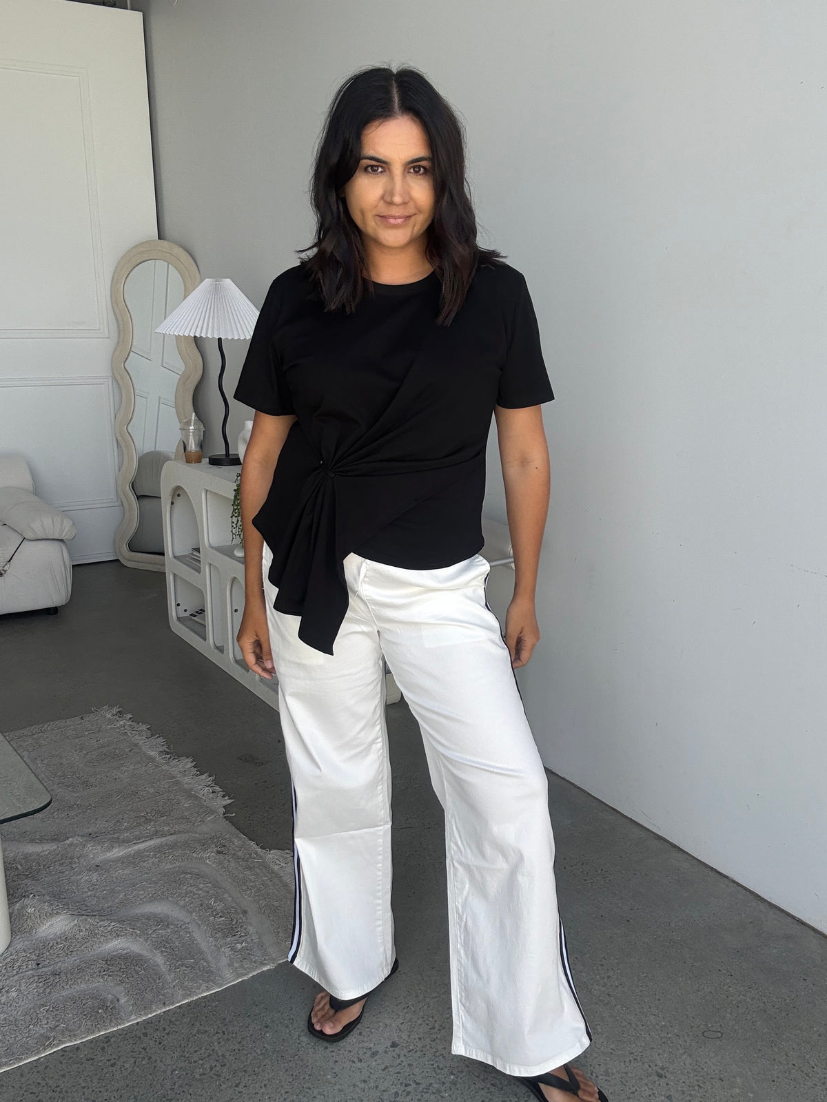 Paris White Jeans