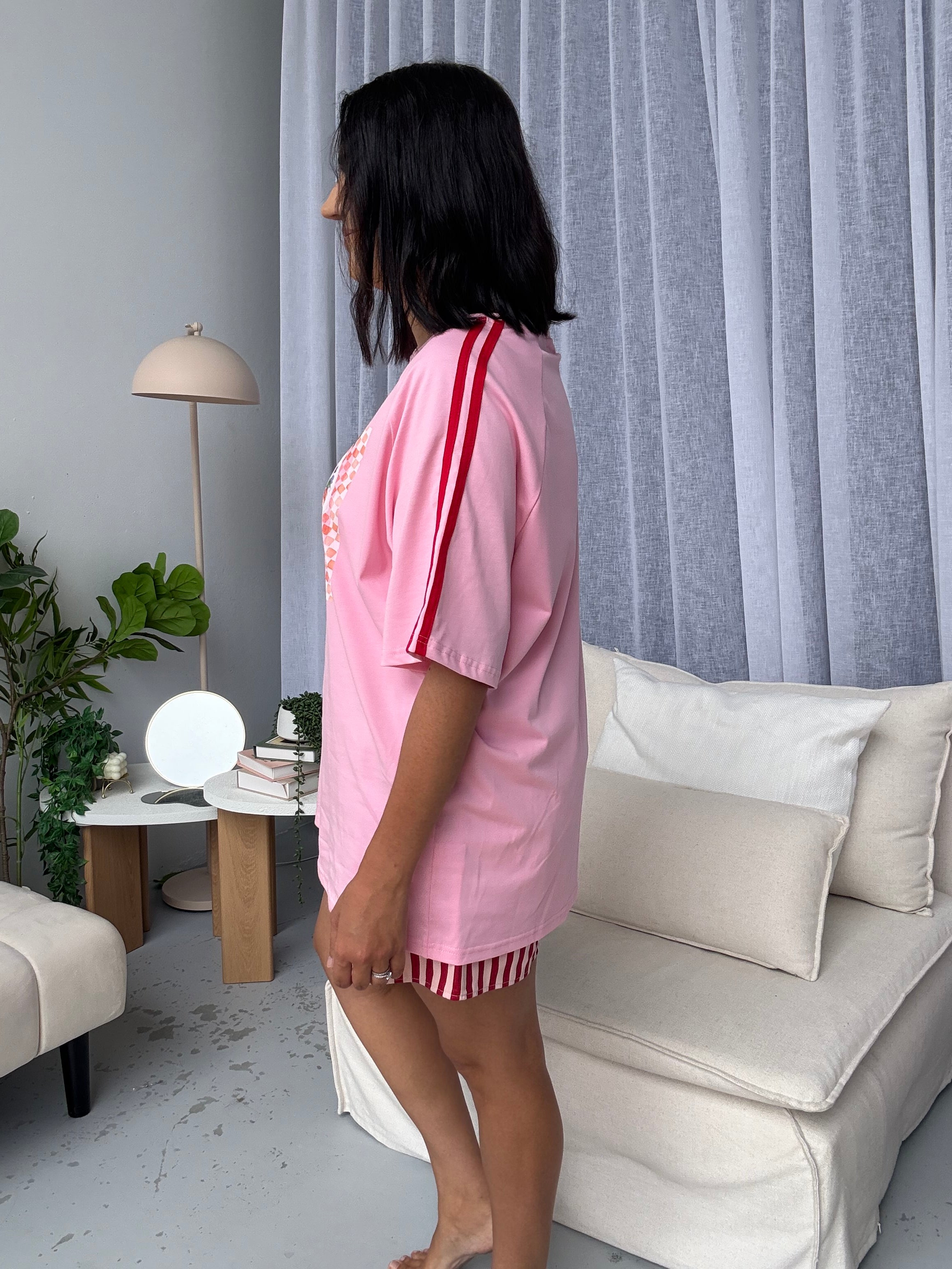 Brunch Tee Pink
