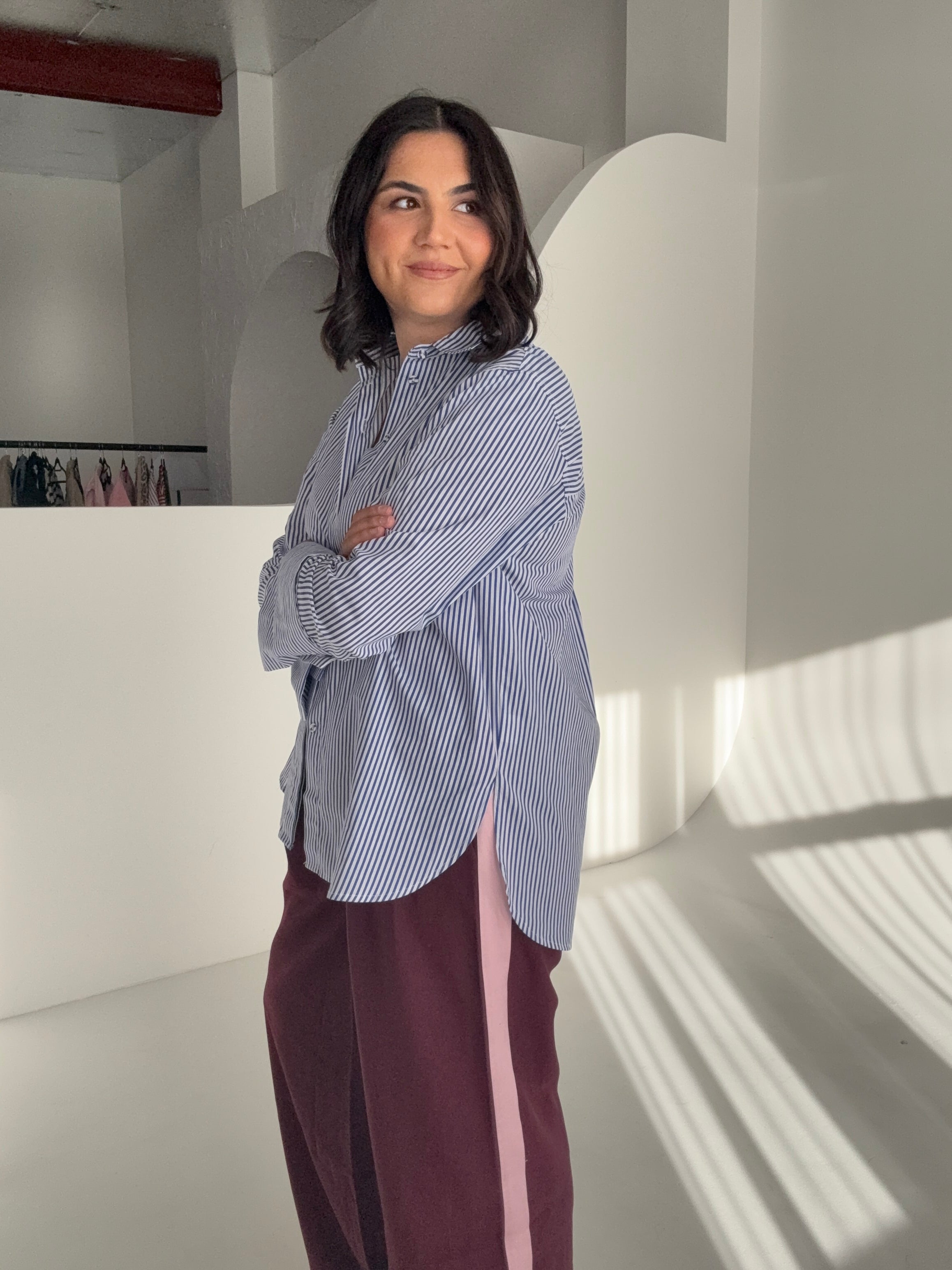 Oxford Blue Stripe Shirt