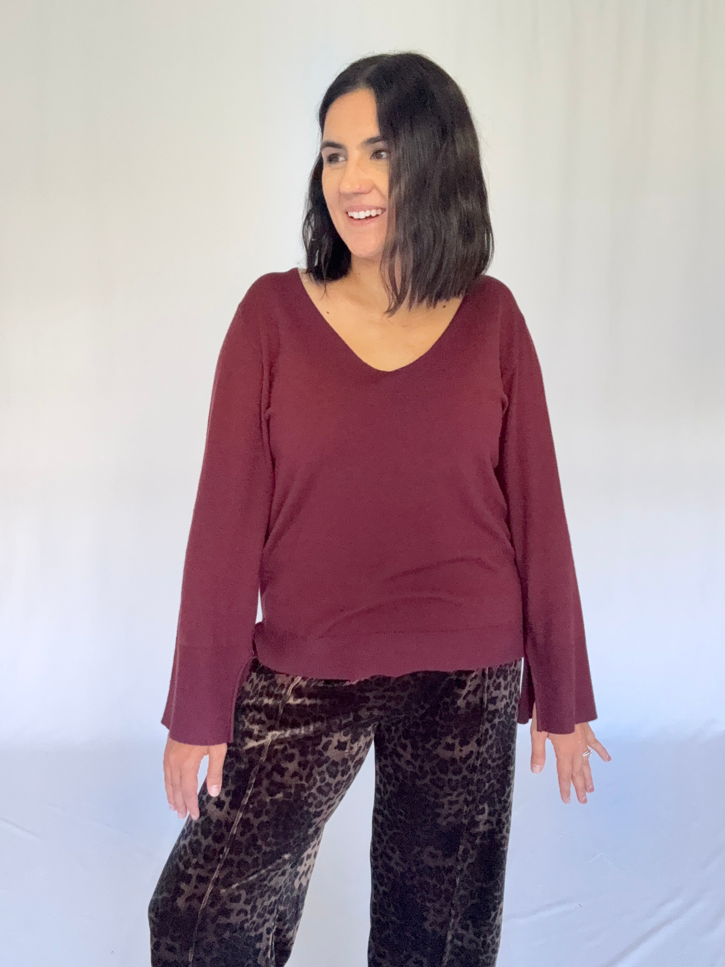 Phoenix Knit Burgundy