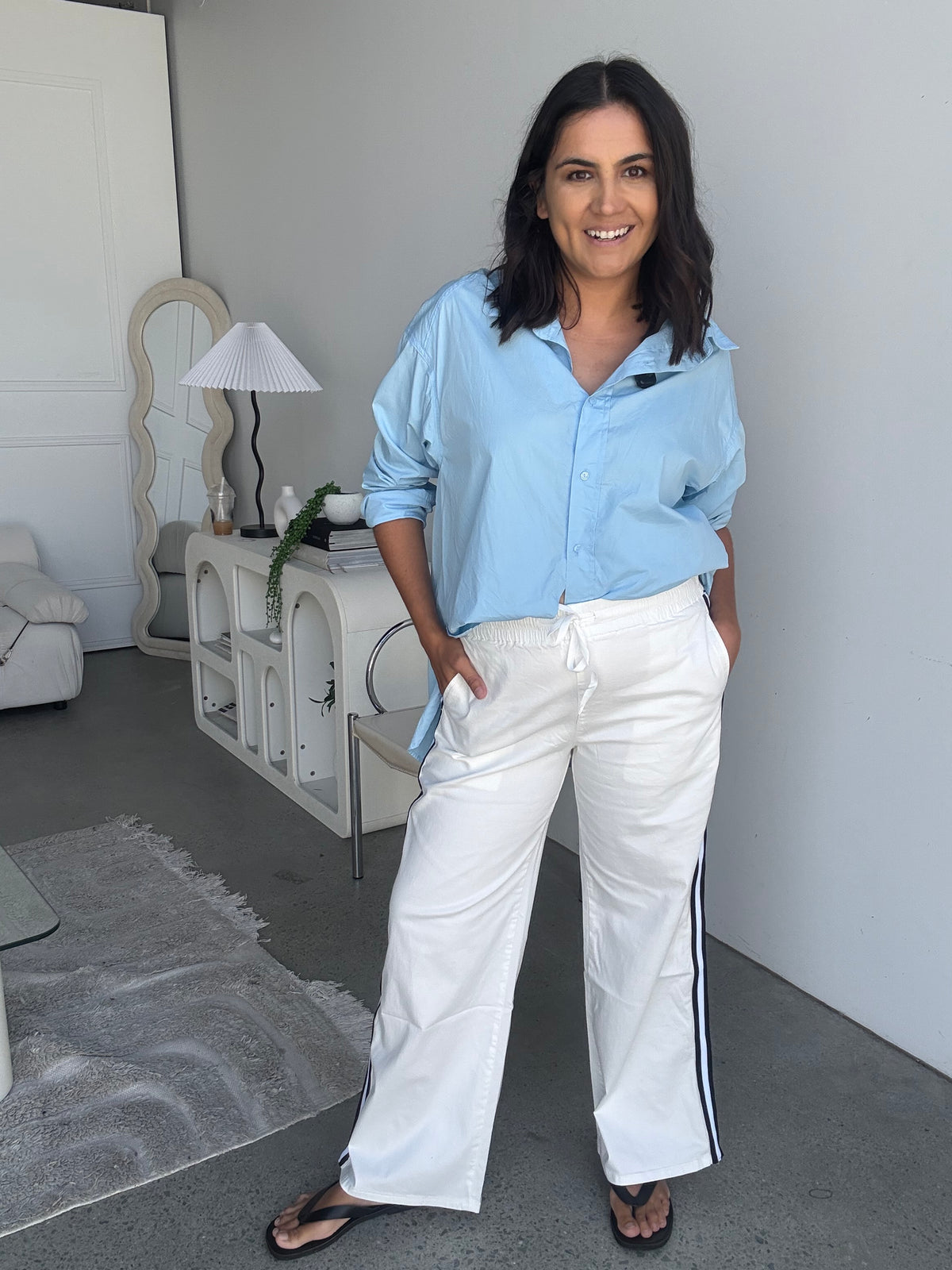 Paris White Jeans