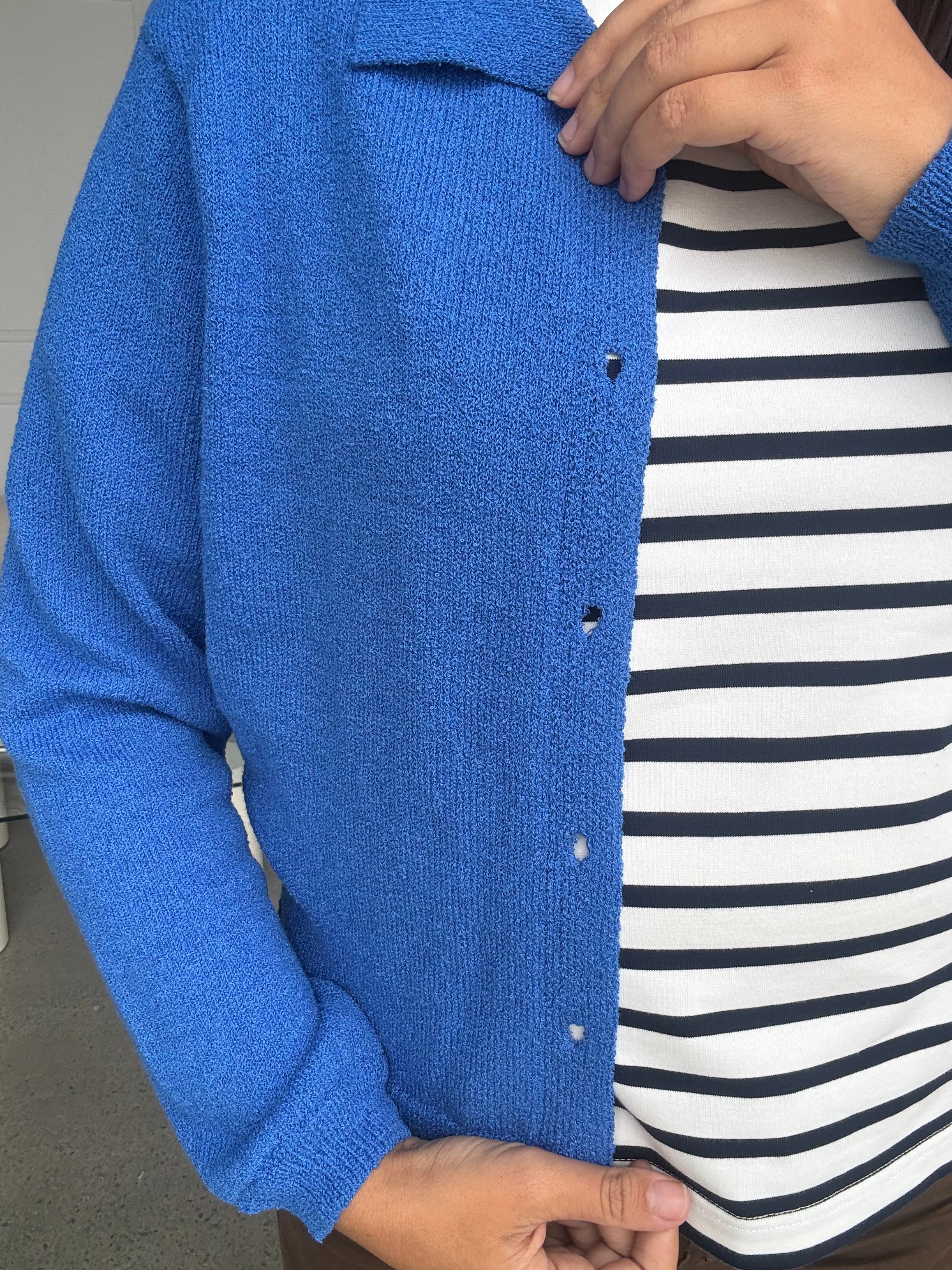 Reece Cardigan Cobalt Blue