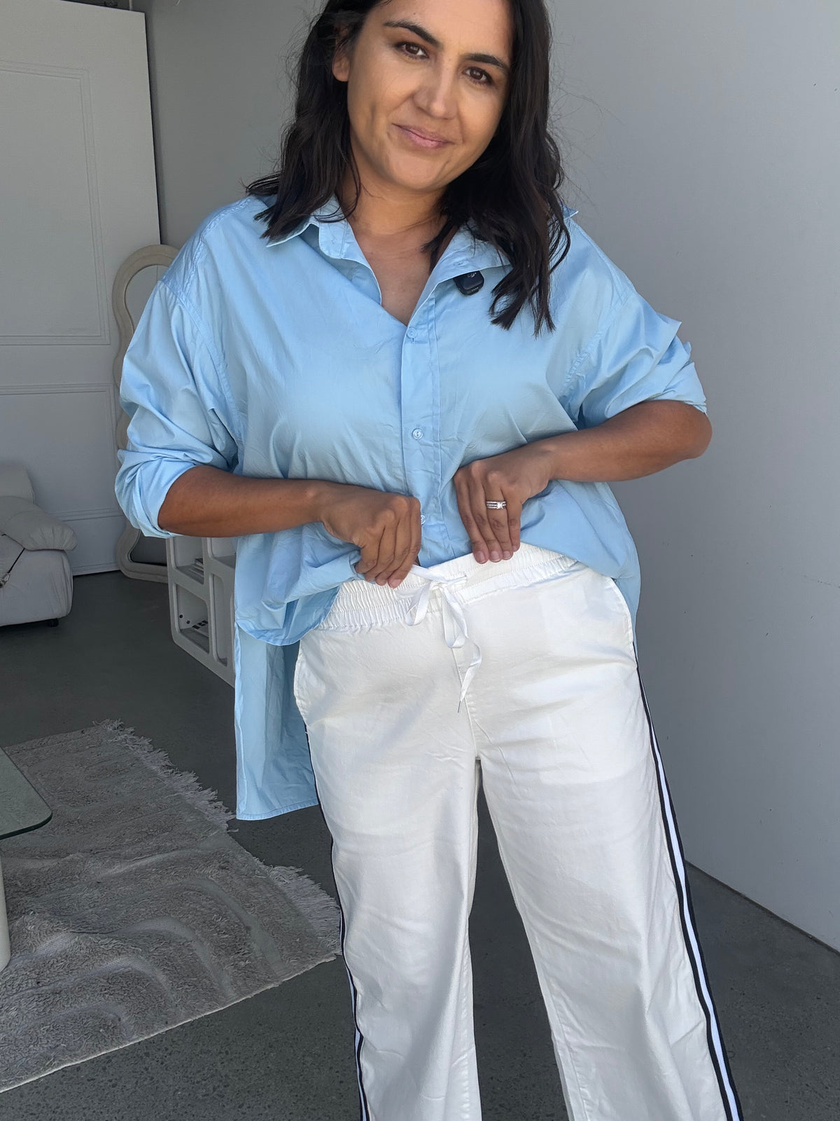 Paris White Jeans
