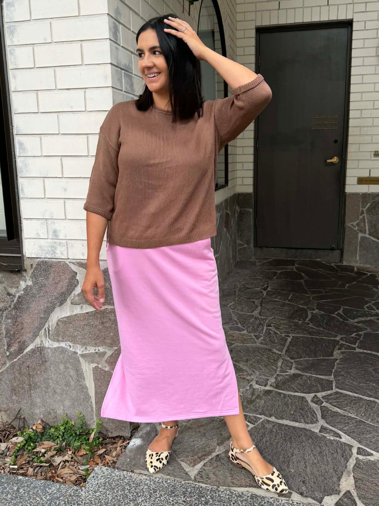 Kenna Knit Brown