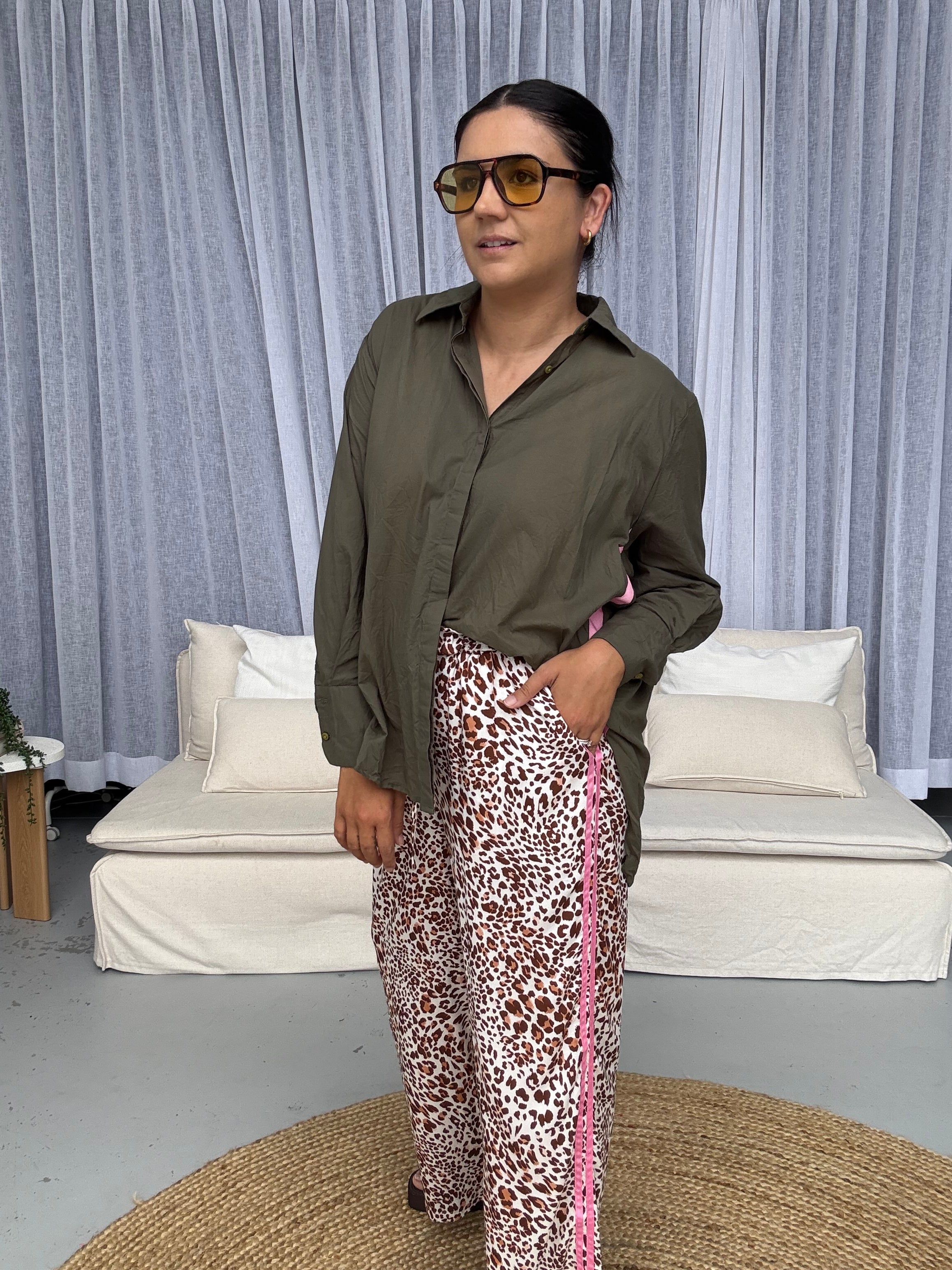 Elodie Leopard Pants