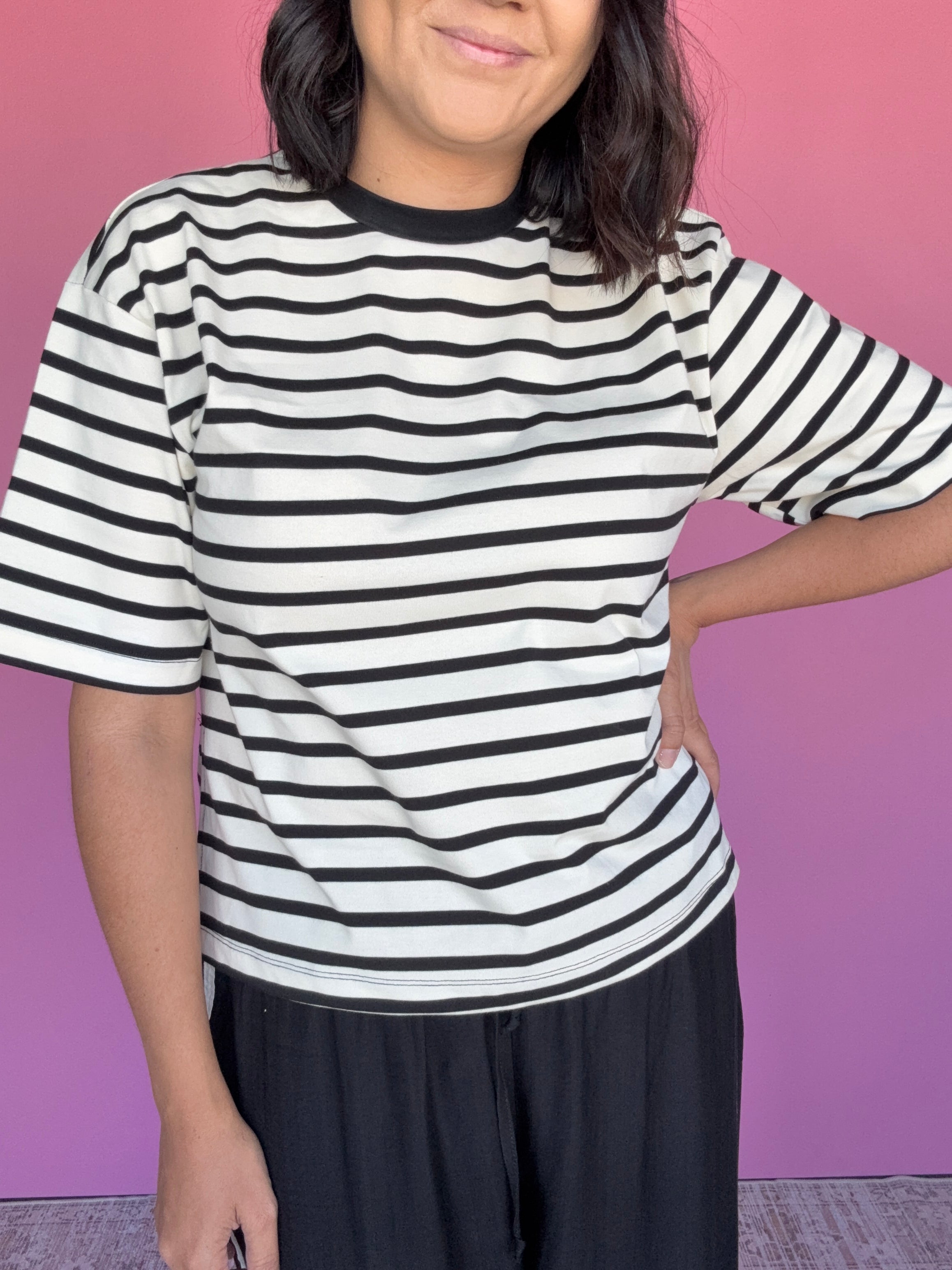 Naomi Stripe Tee