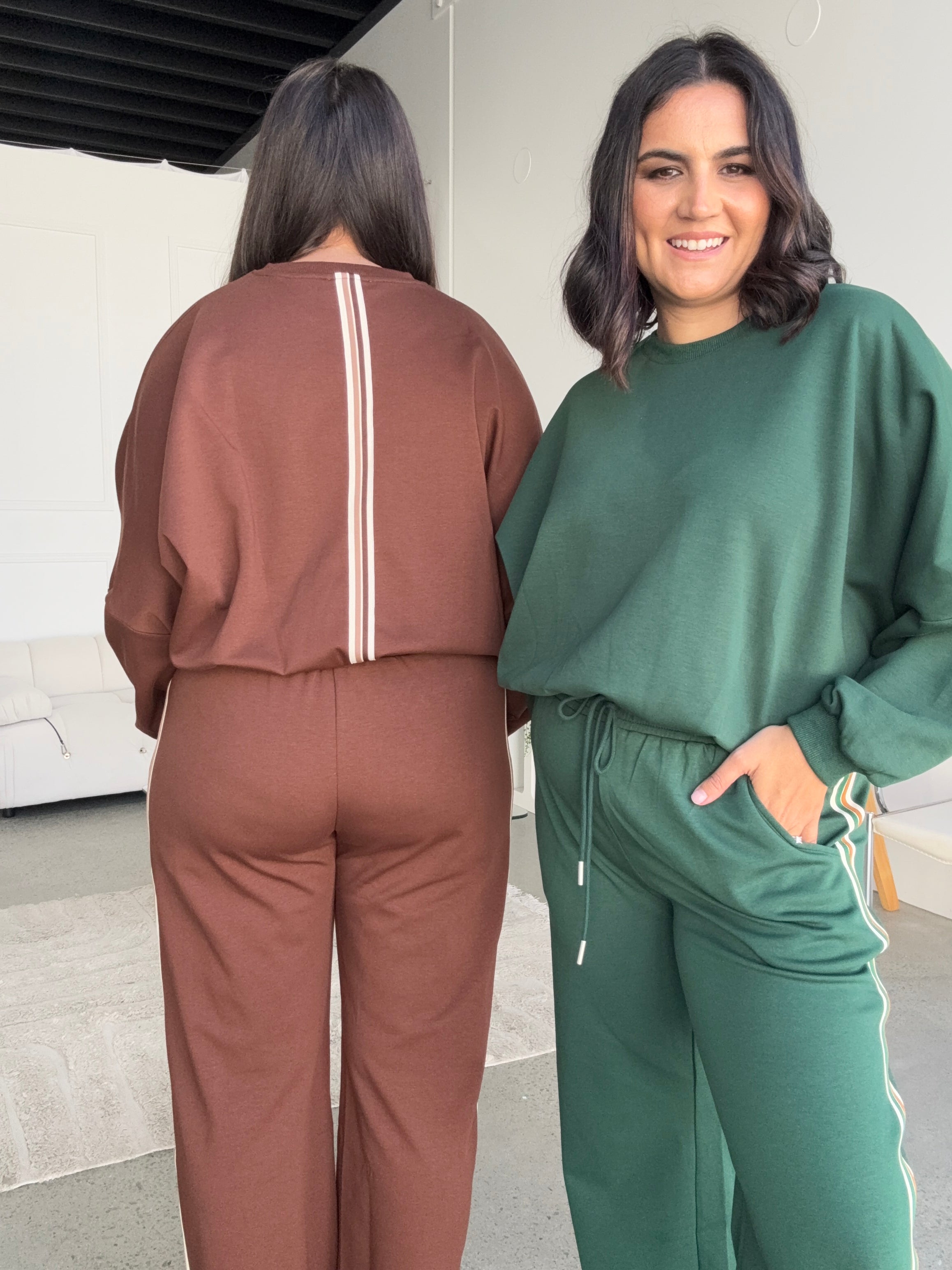 Tate Jersey Sweatshirt Chocolate