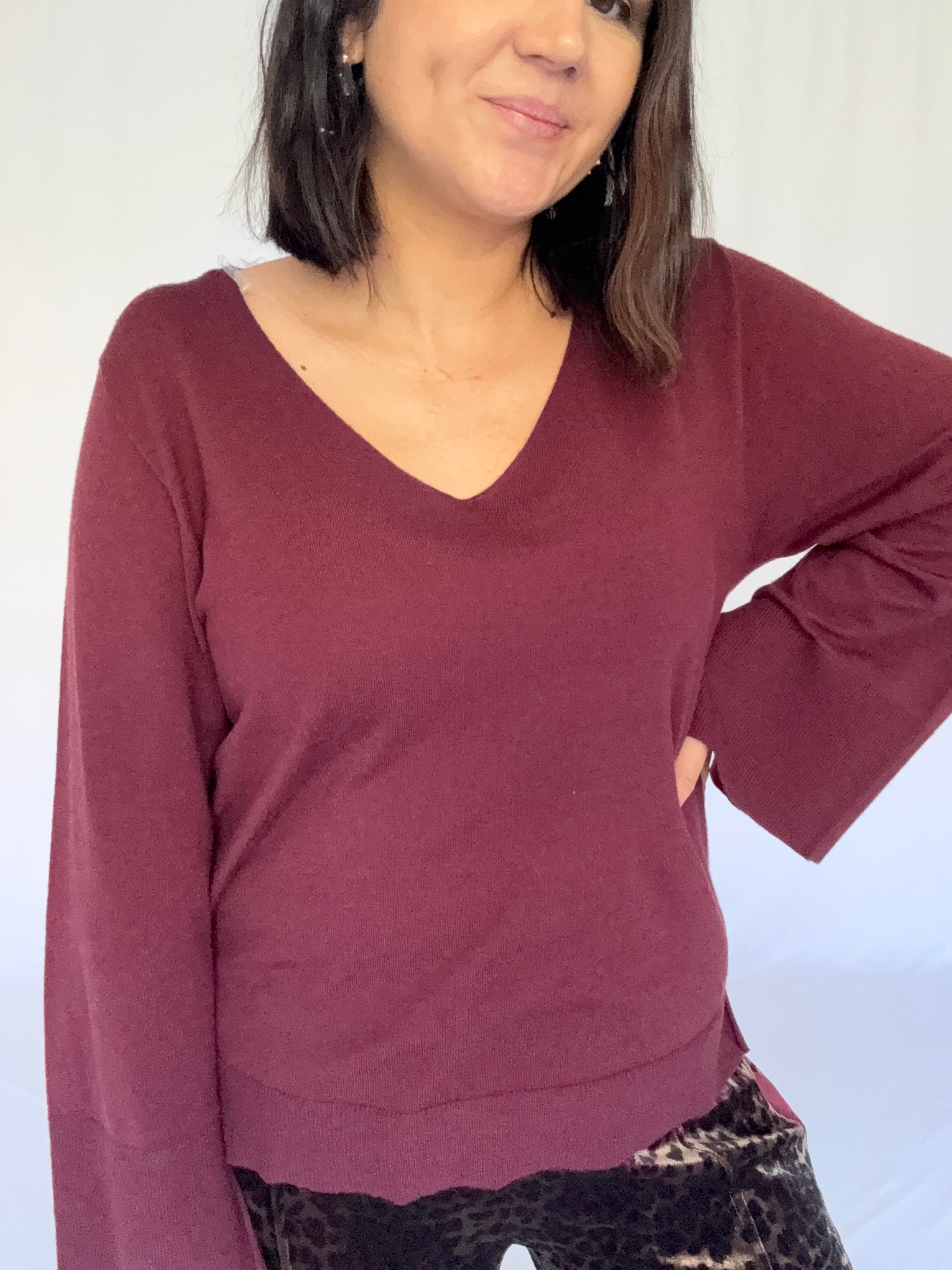 Phoenix Knit Burgundy