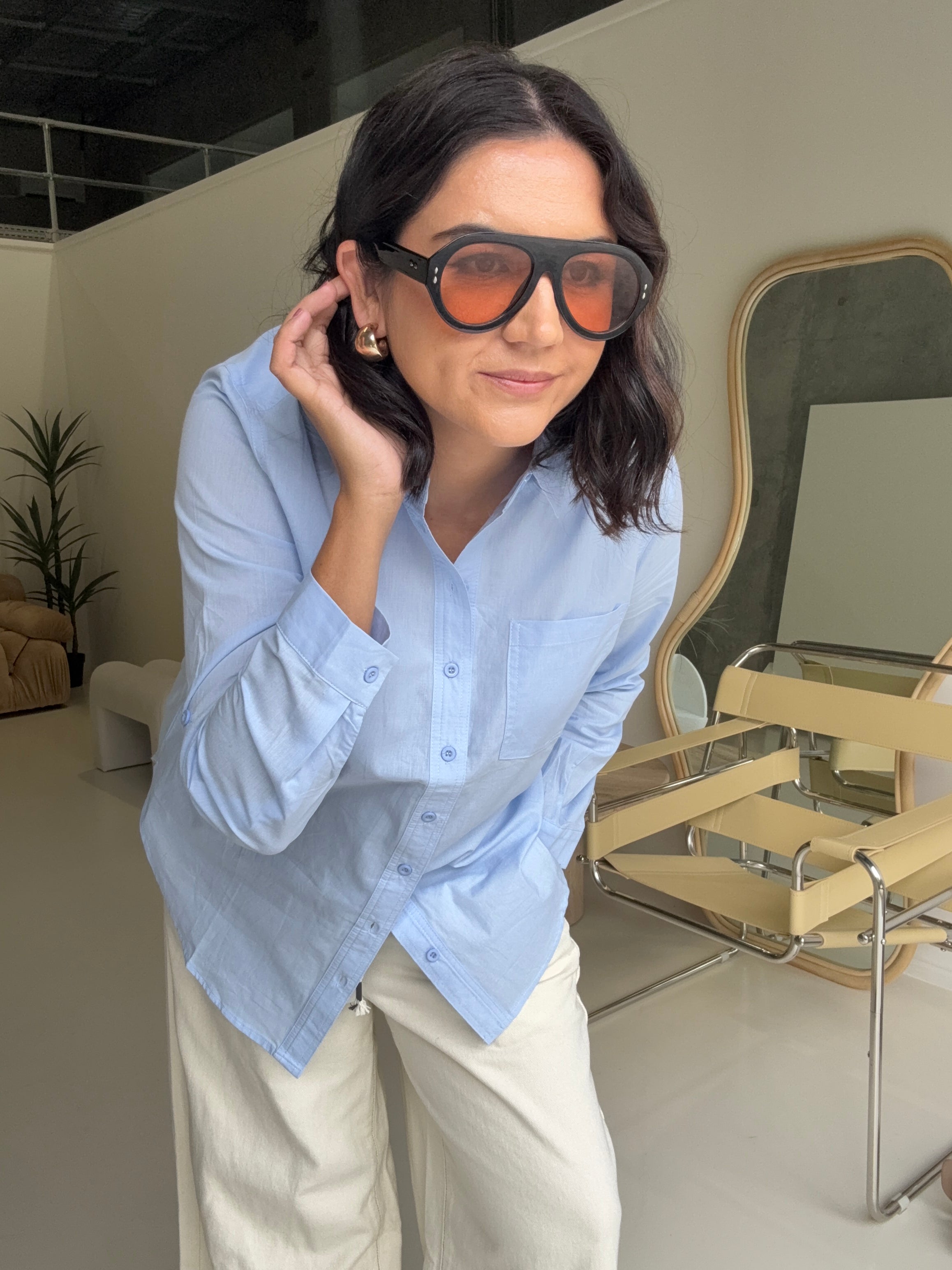 Arkley Sunglasses Black/Orange