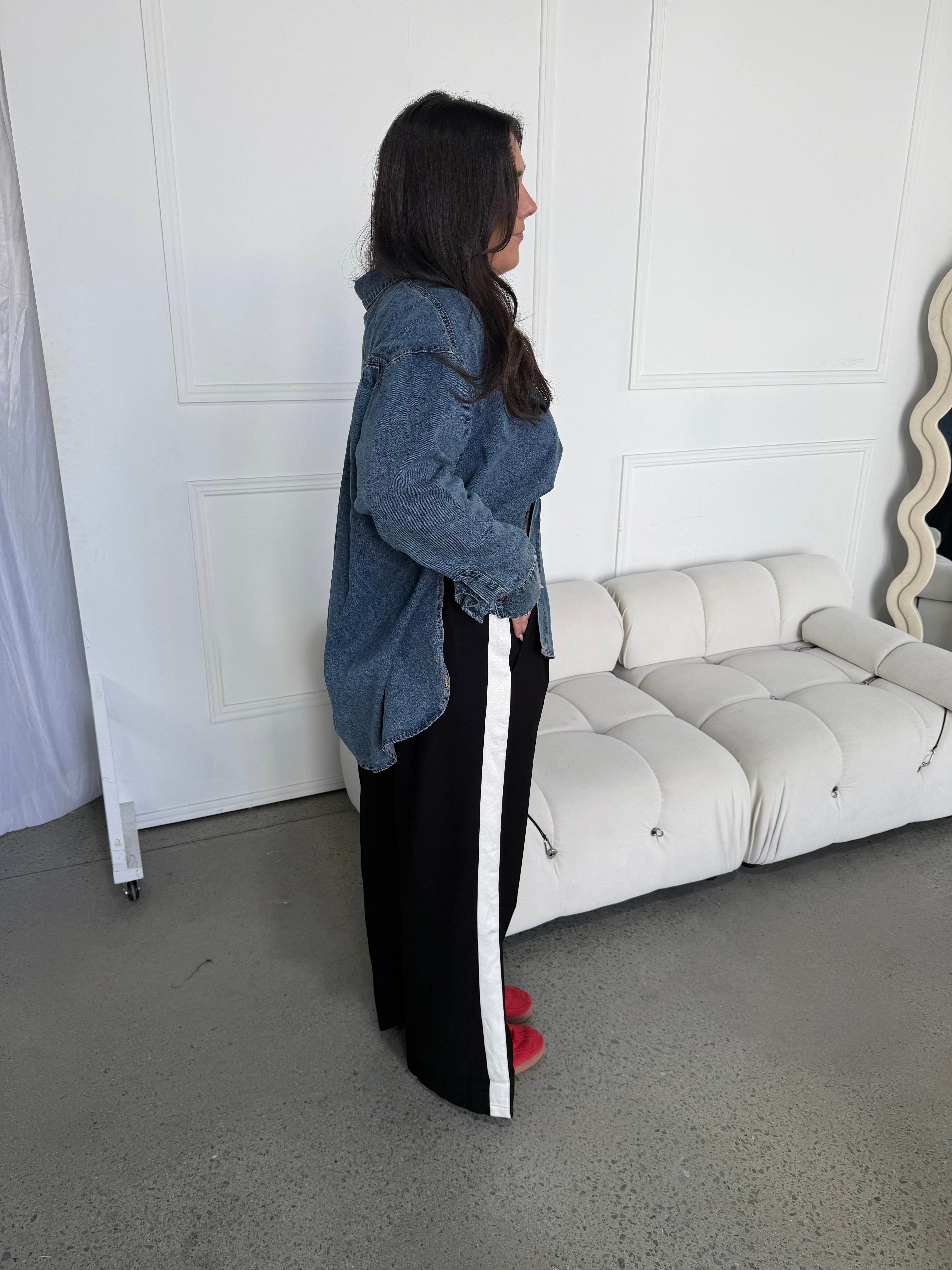 Leighton Oversized Denim Shirt