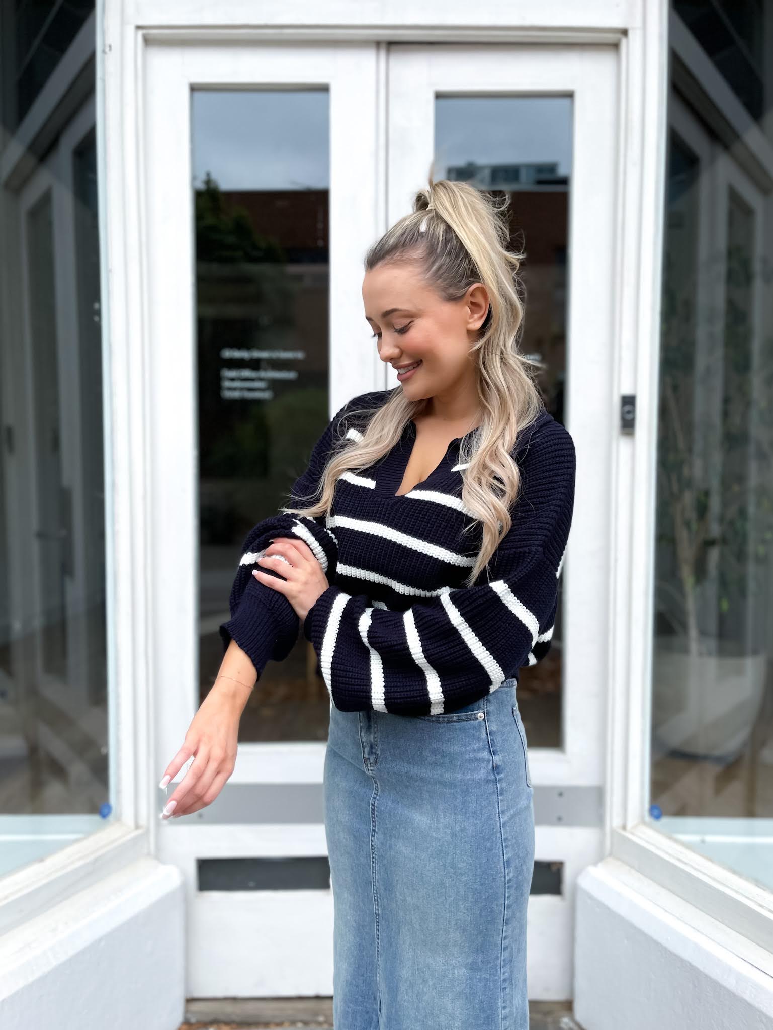 Goldie Denim Midi Skirt