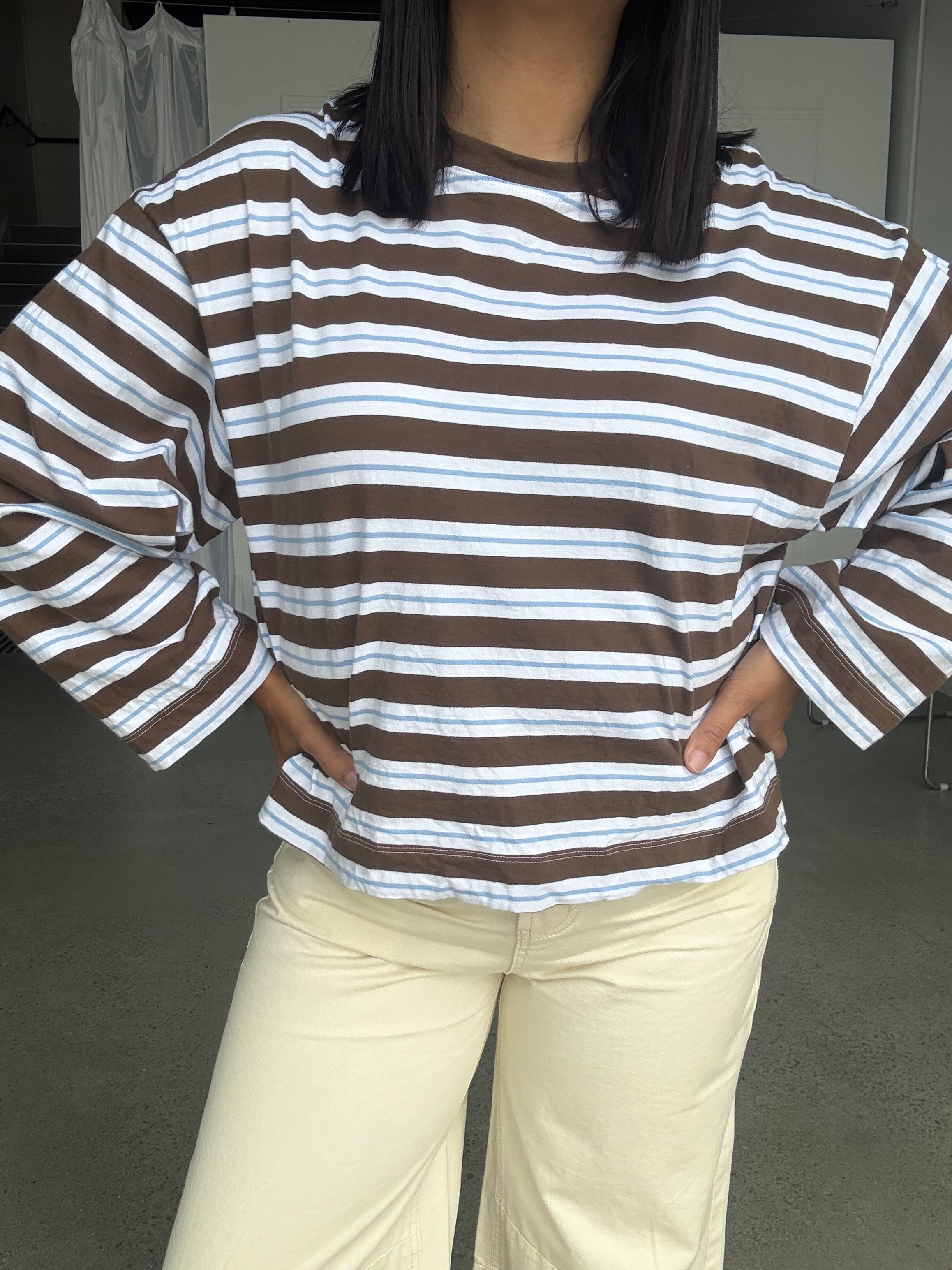 Beau Long Sleeve Slouchy Tee